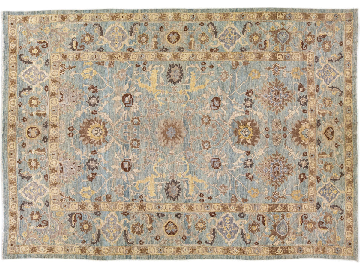Modern Sultanabad Wool Rug 12 X 17