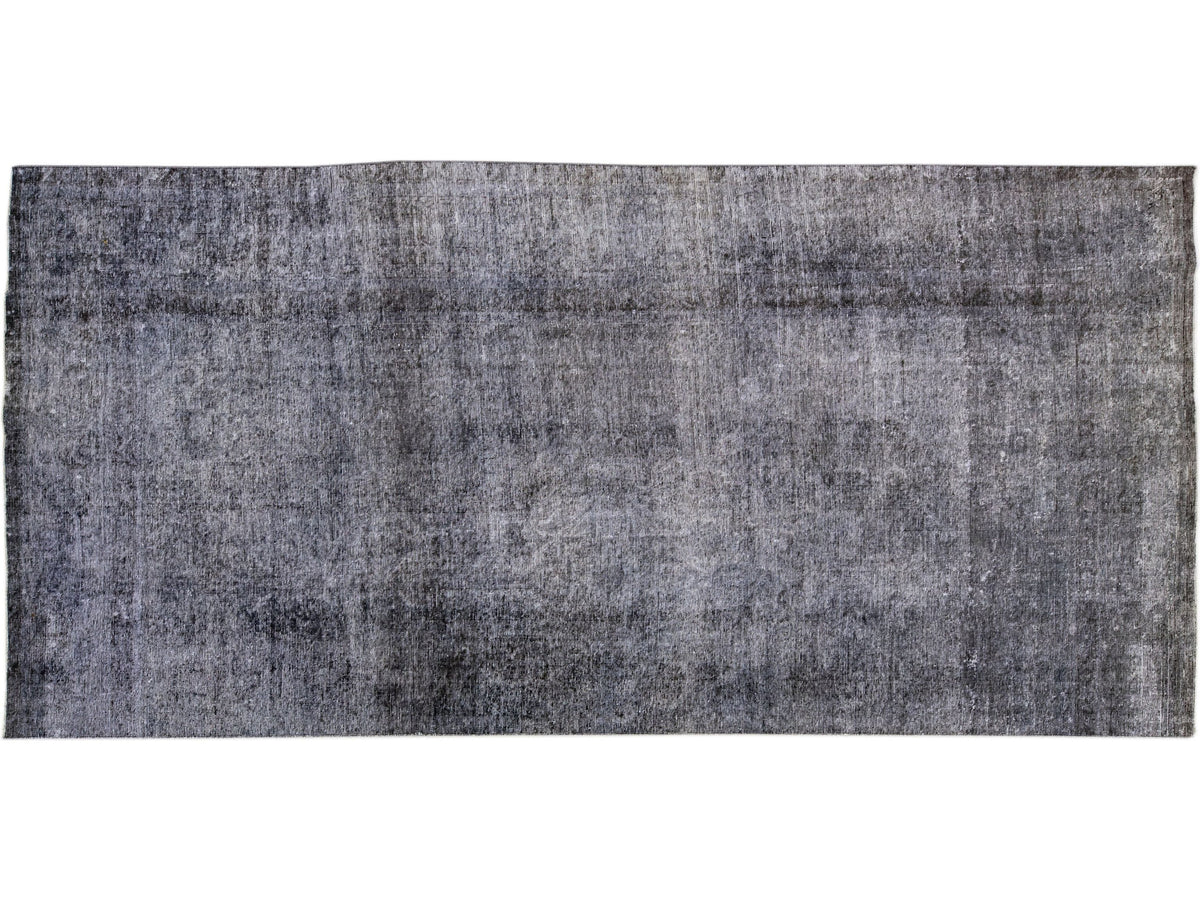 Vintage Distressed Wool Rug 6 X 13