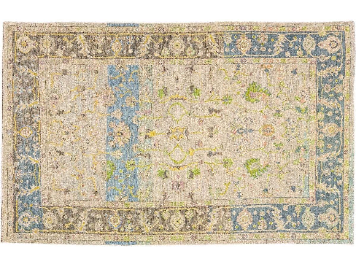 Modern Turkish Wool Rug 6 X 10