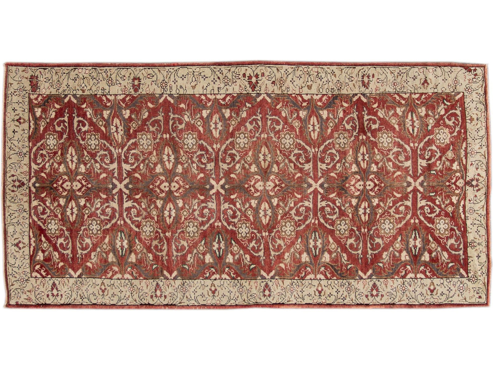 Mid 20th Century Vintage Anatolian Runner Rug, 5 X 10