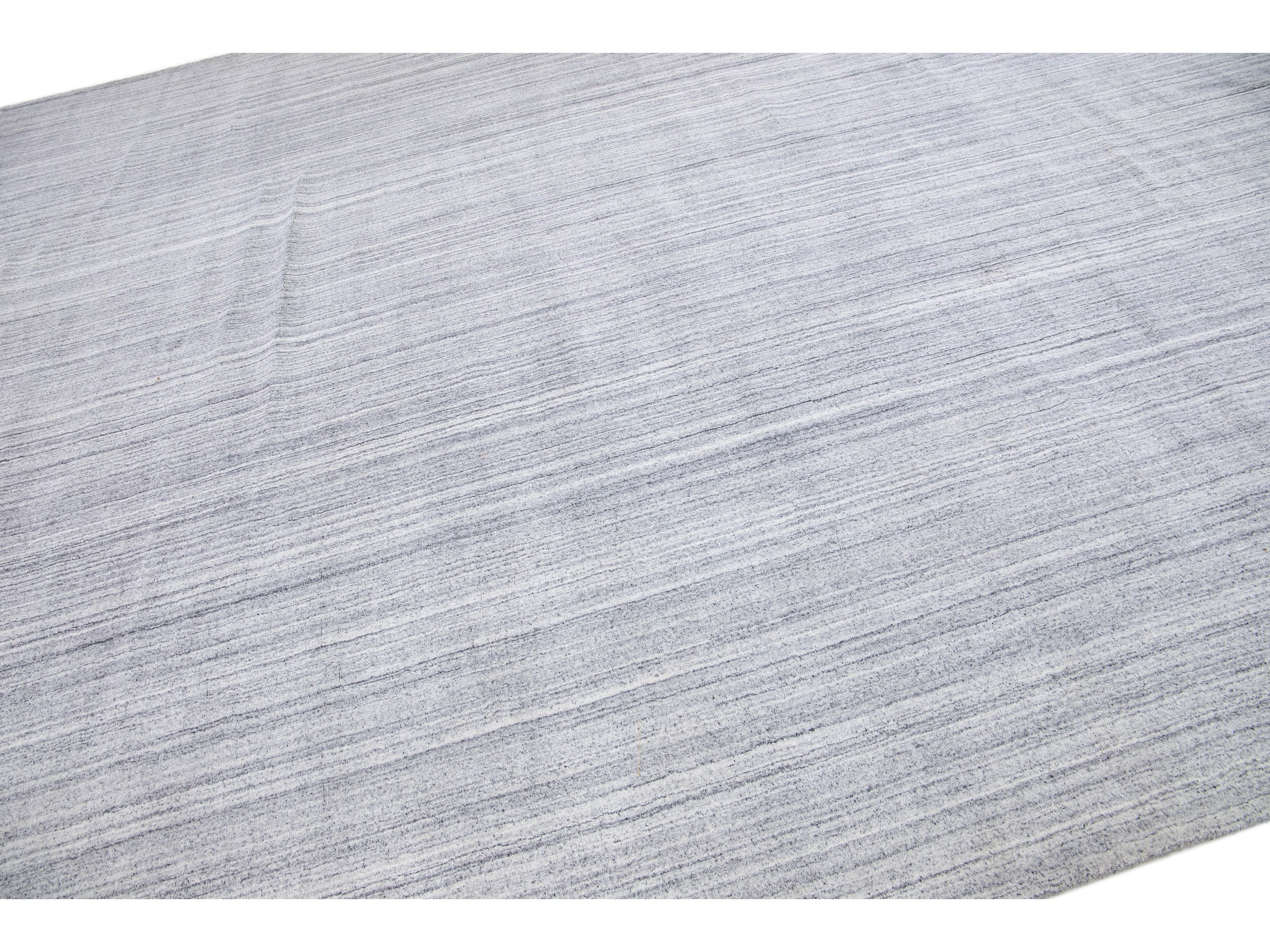 Modern Gabbeh Style Rug 13 x 16