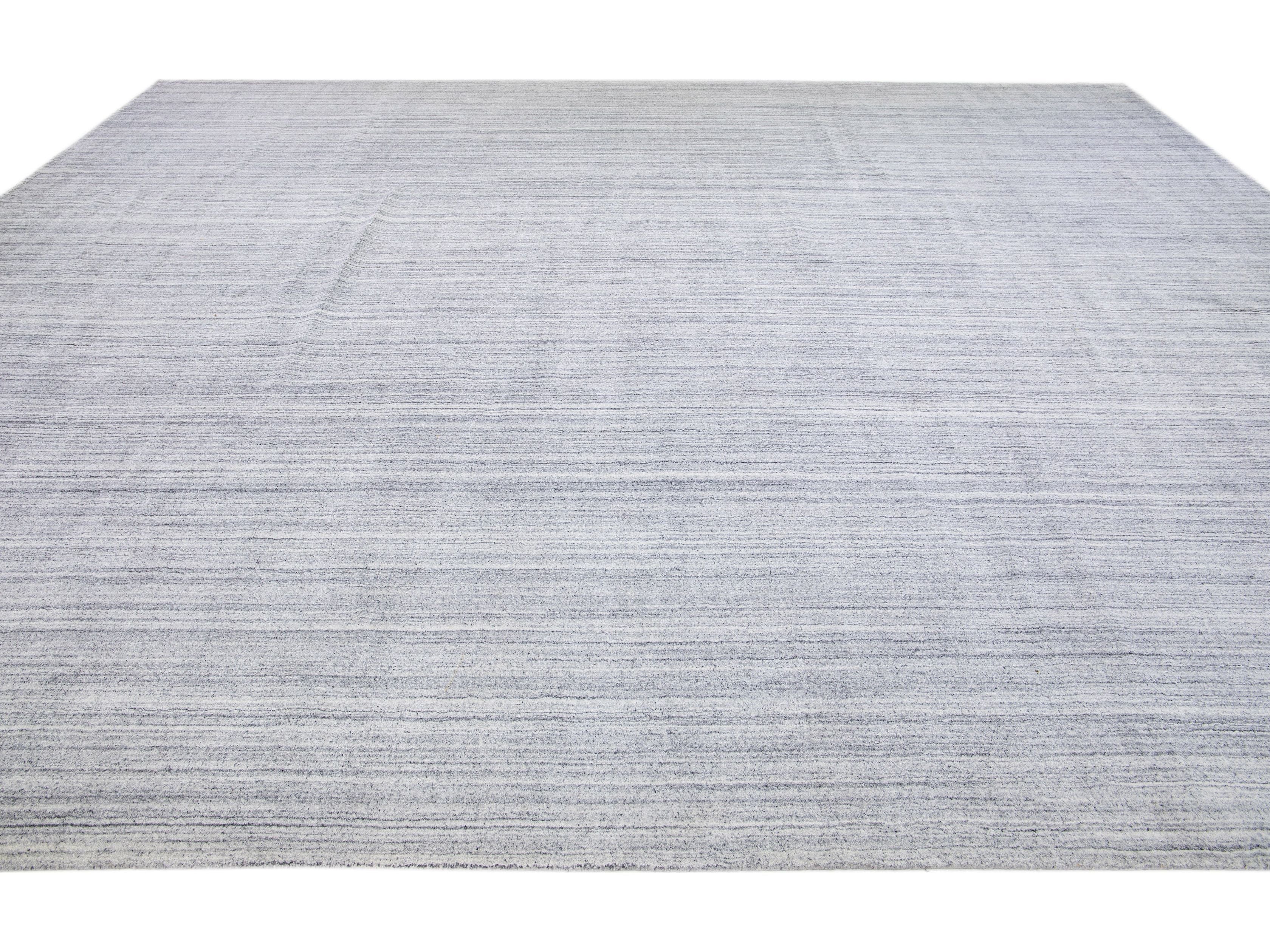 Modern Gabbeh Style Rug 13 x 16