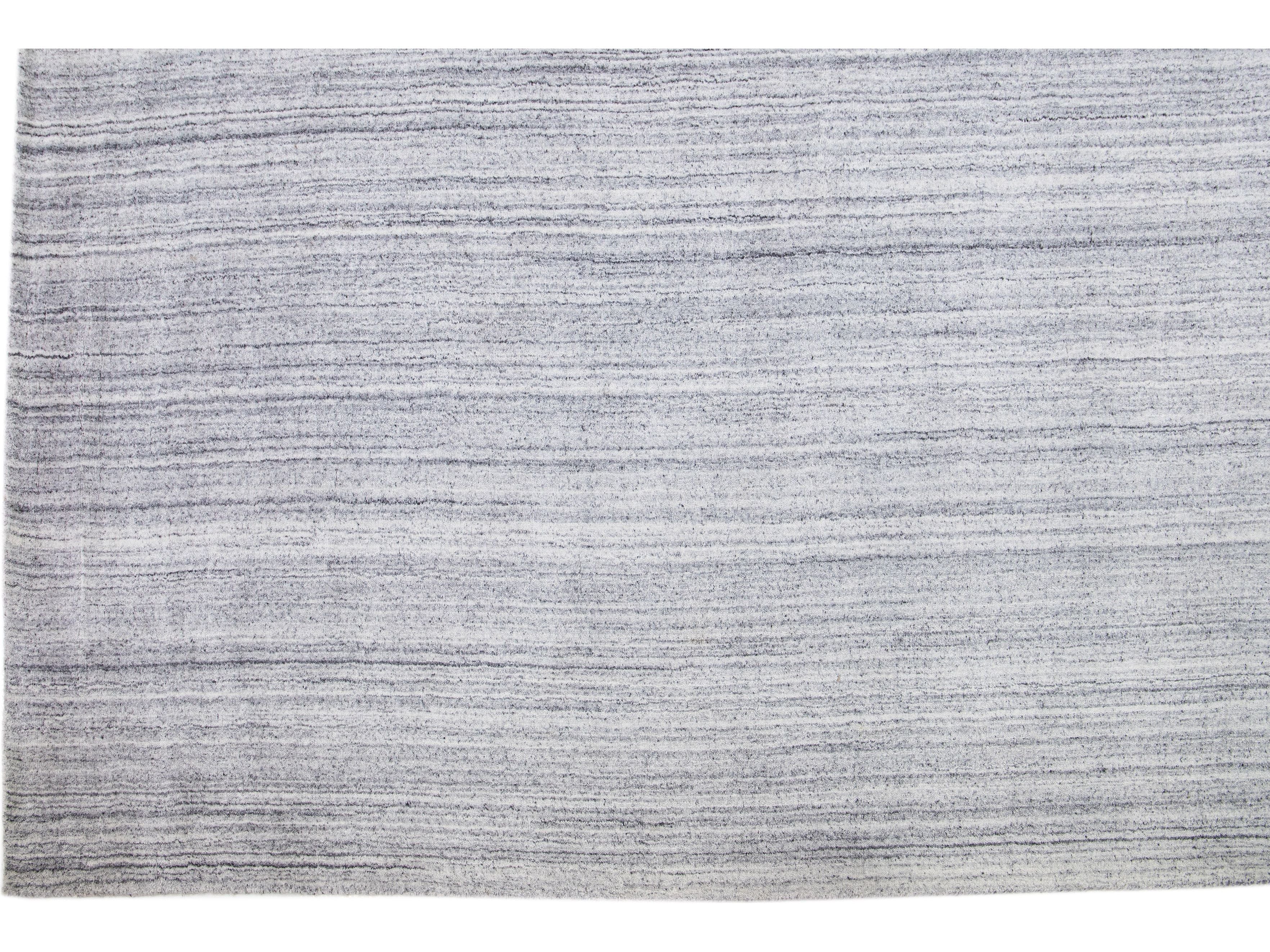 Modern Gabbeh Style Rug 13 x 16