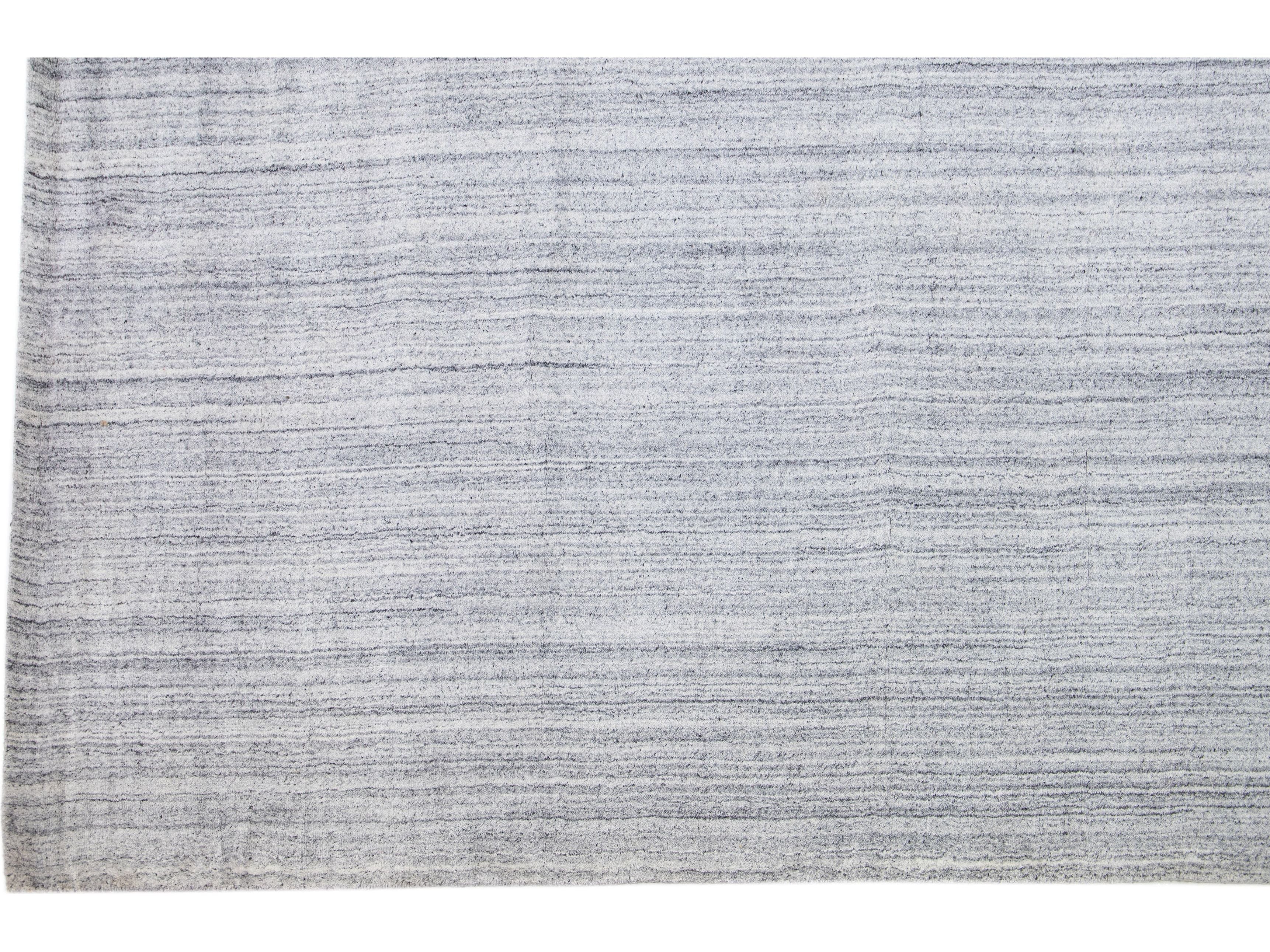 Modern Gabbeh Style Rug 14 x 17