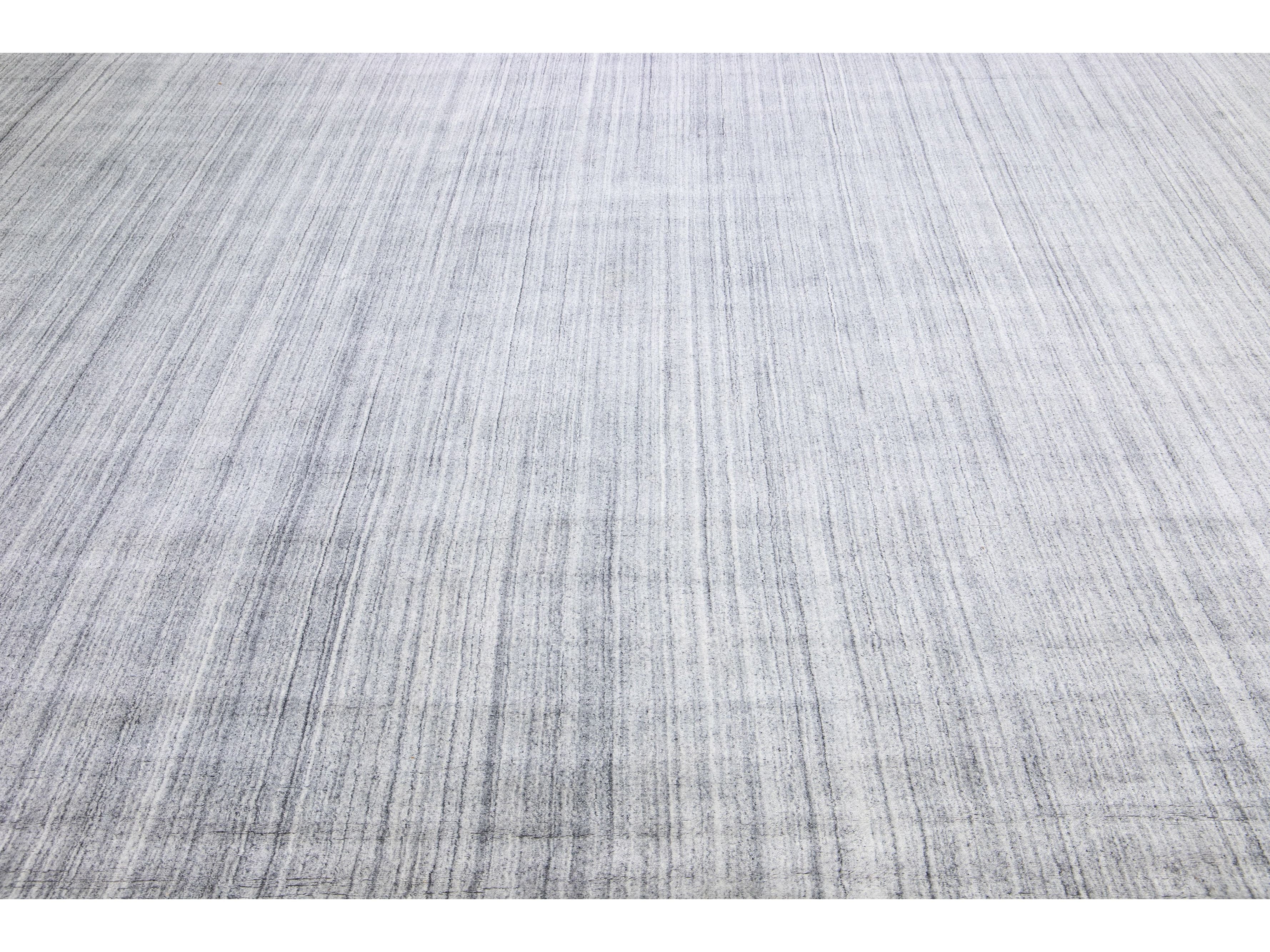 Modern Gabbeh Style Rug 14 x 17