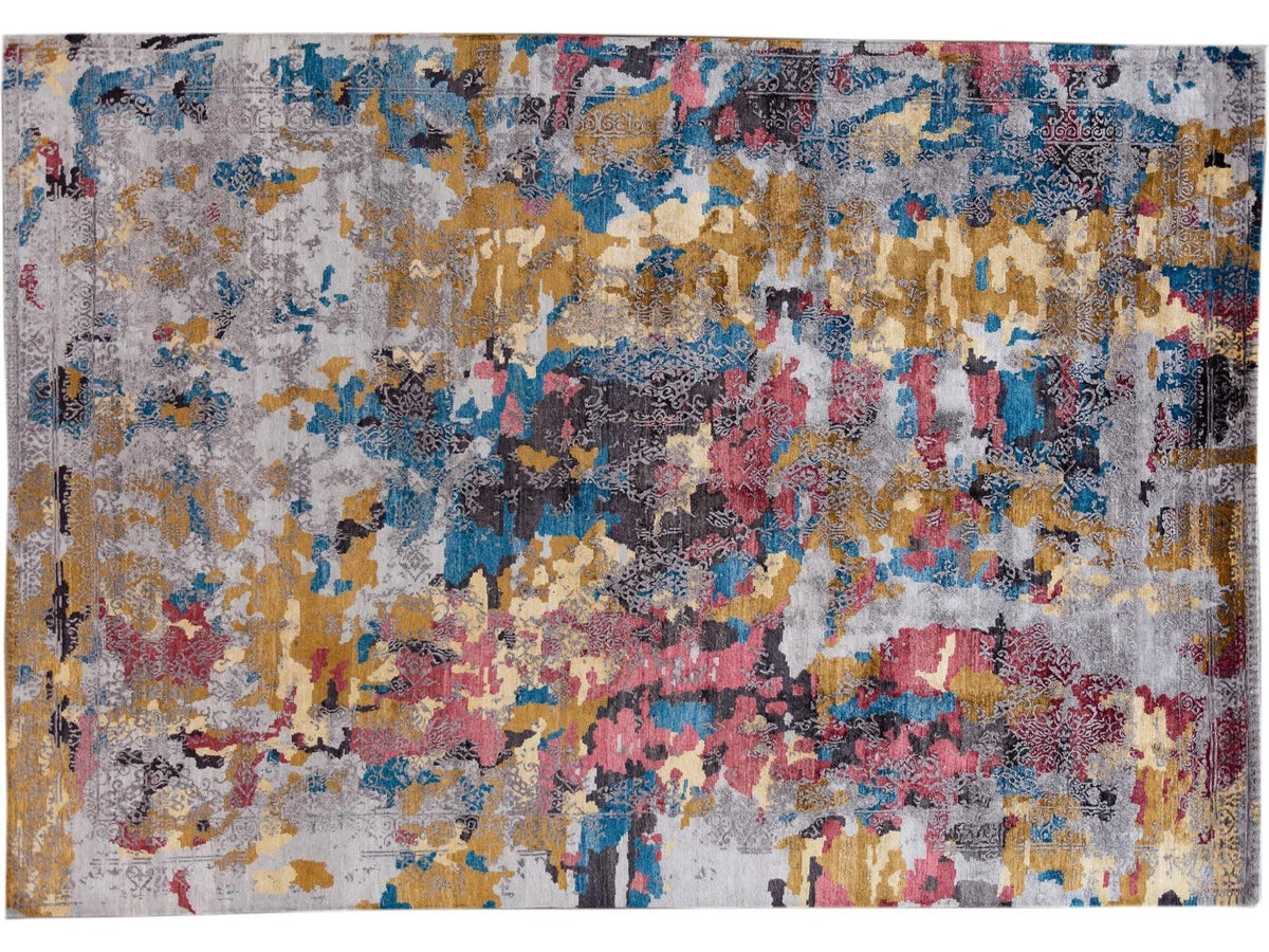 21st Century Modern SIlk Rug 10' x 14'