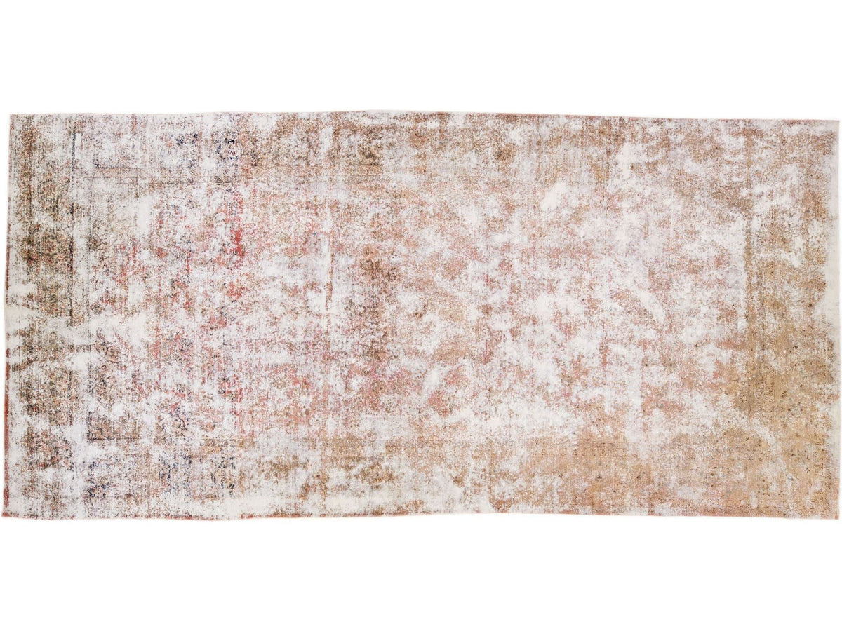 20th Century Antique Tabriz Wool Rug 9 X 19