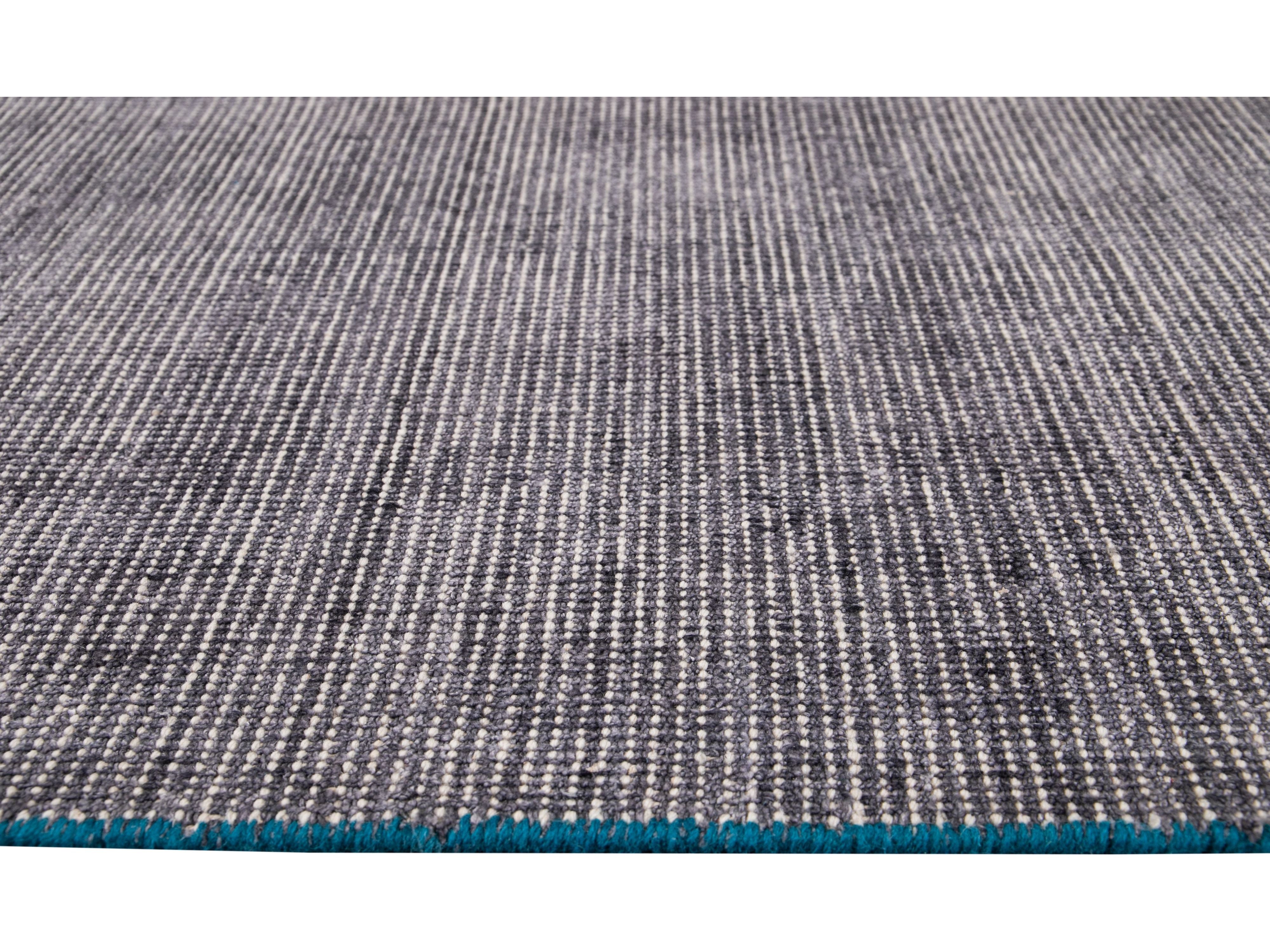 Modern Bamboo & Silk Boho Rug 9 X 12