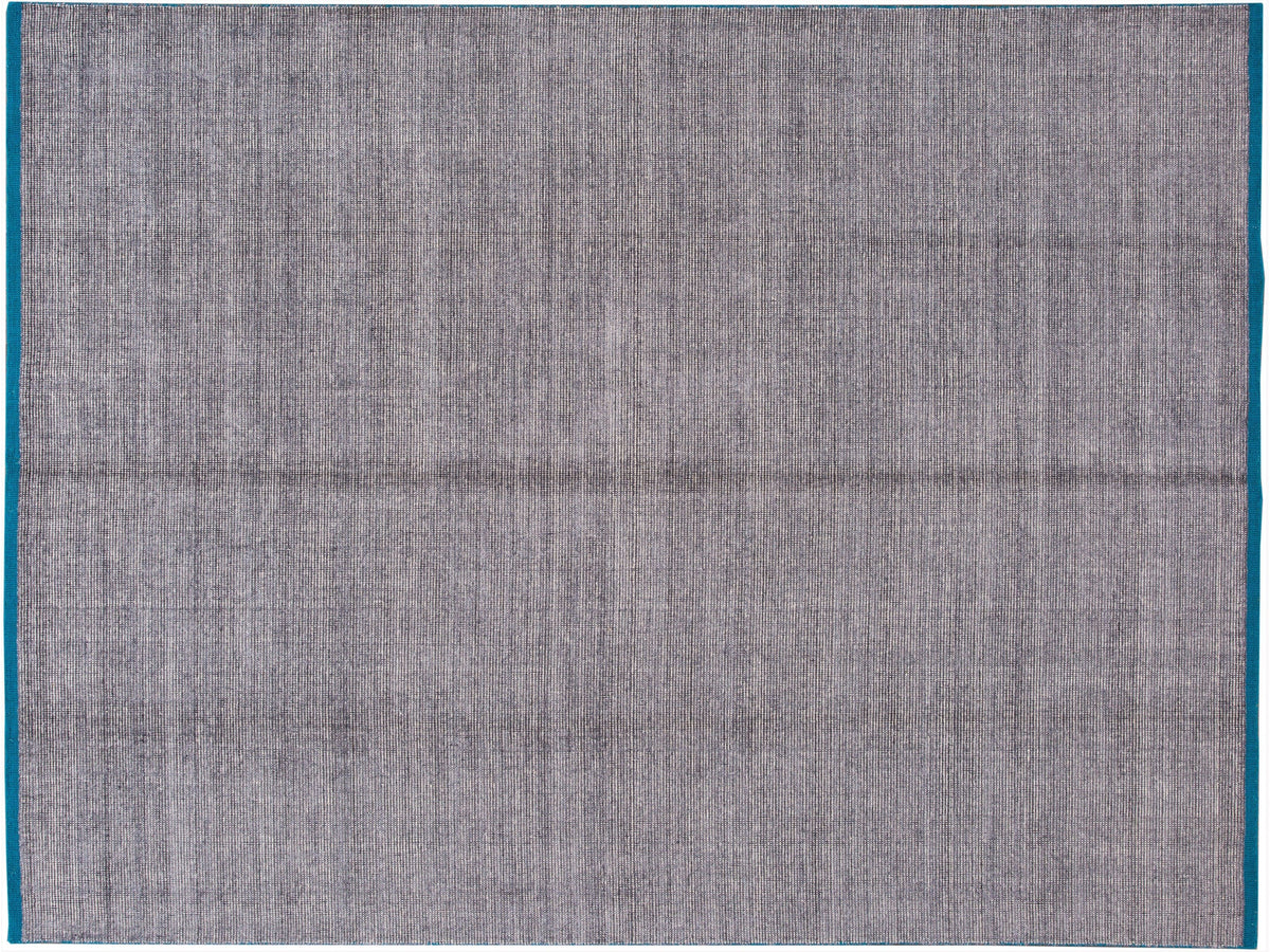 Modern Bamboo & Silk Groove Rug 9 X 12