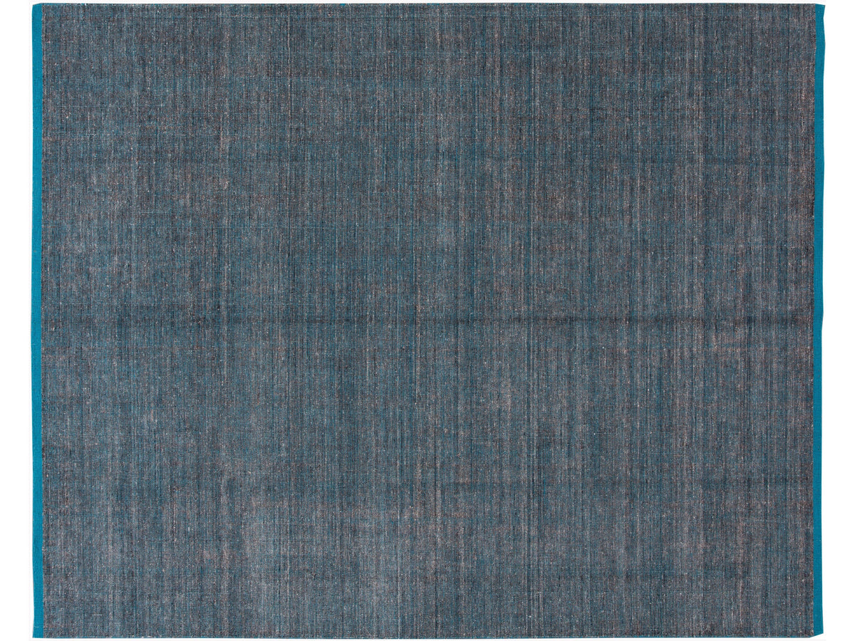 Modern Bamboo & Silk Groove Rug 9 X 12