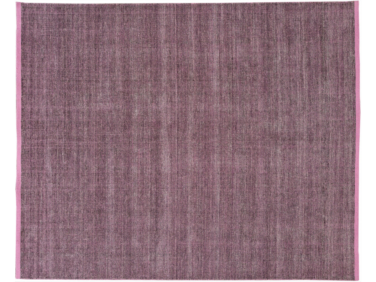 Modern Bamboo & Silk Groove Rug 9 X 12