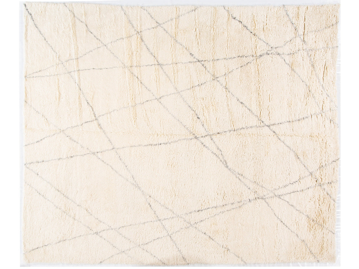 Modern Moroccan Style Wool Rug 12 X 15