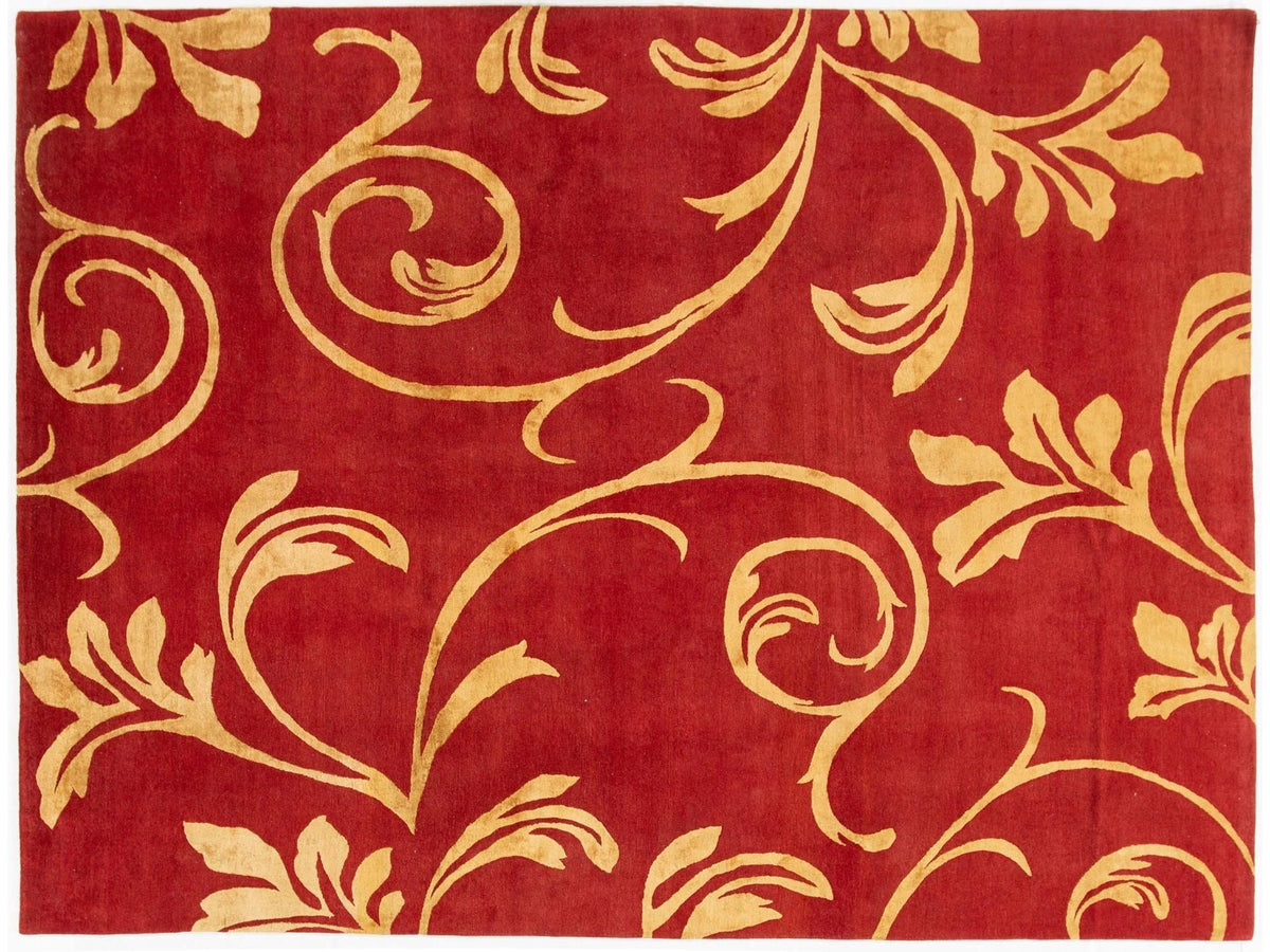 21st Century Contemporary Nepalese Wool Rug 9' x 12'