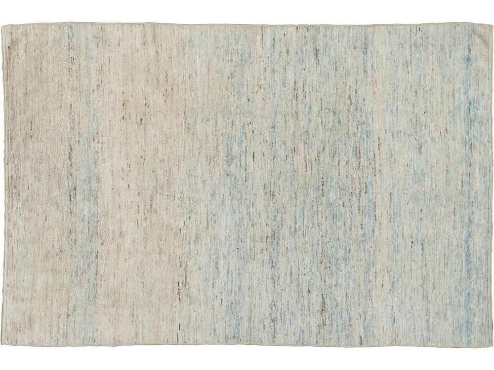 Modern Moroccan-Style Wool Rug 7 x 10