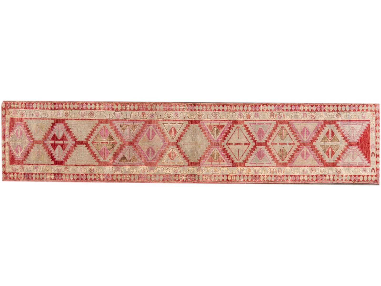 20th Century Vintage Turkish Anatolian Runner Rug, 3 X 13