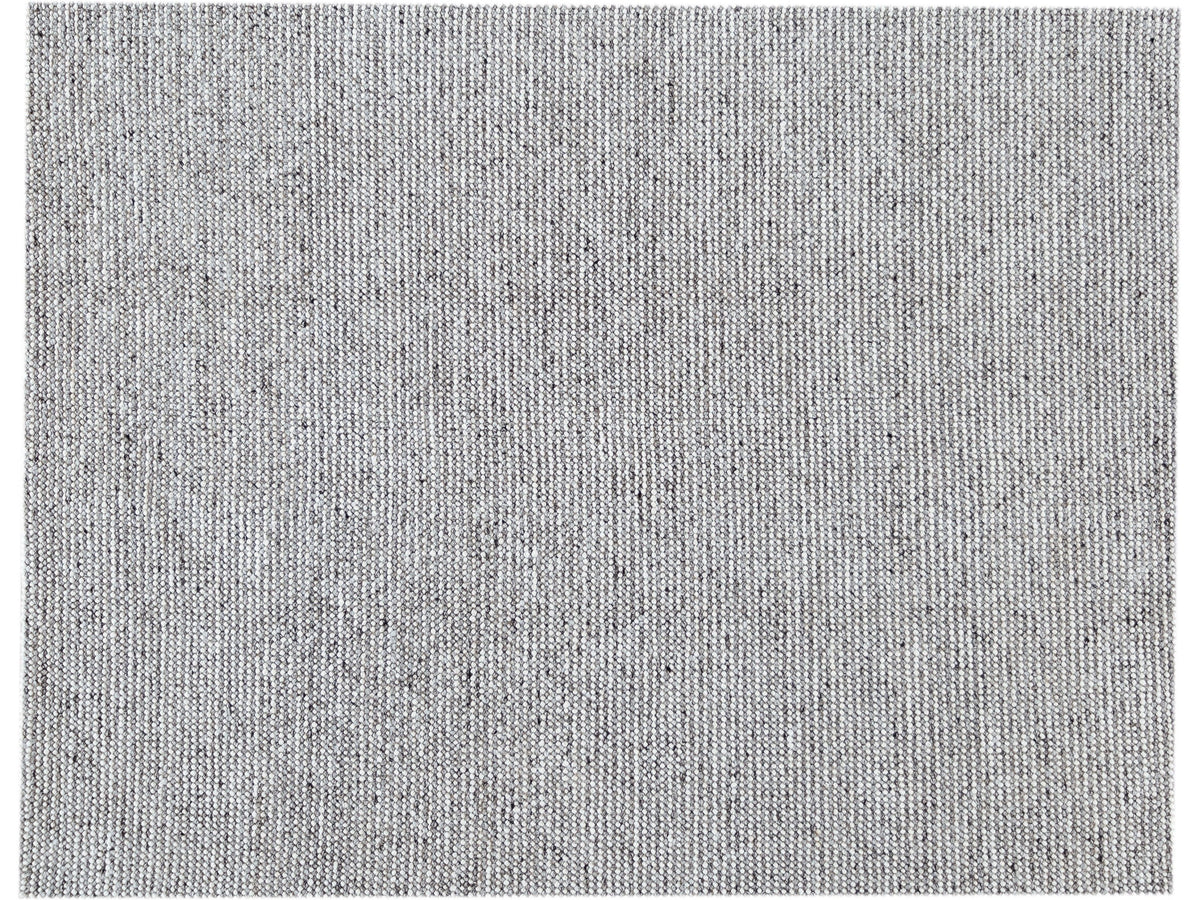 Modern Felted Wool Rug 8 X 10