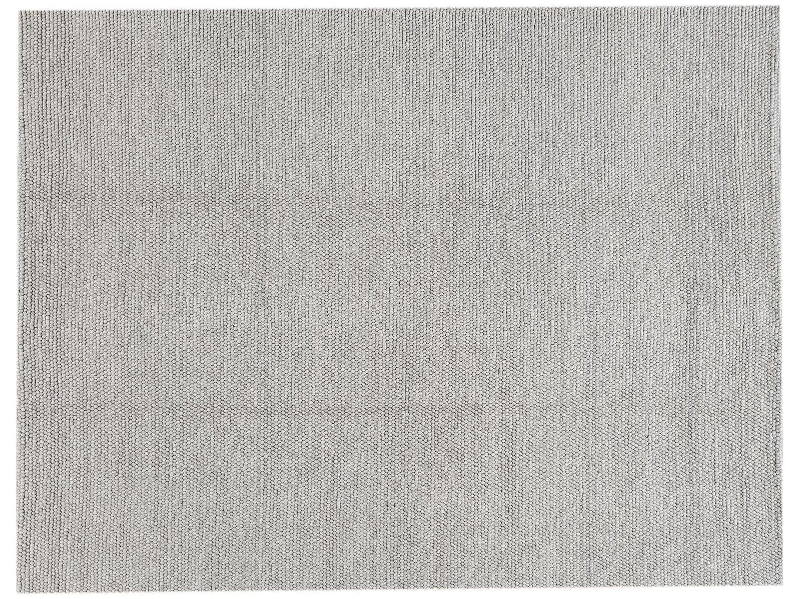 Modern Felted Wool Rug 9 X 12