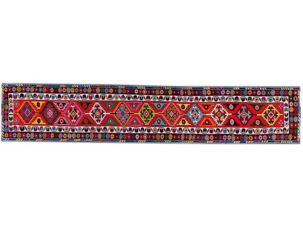 Mid 20th Century Beautiful Turkish Runner Rug, 3 X 14