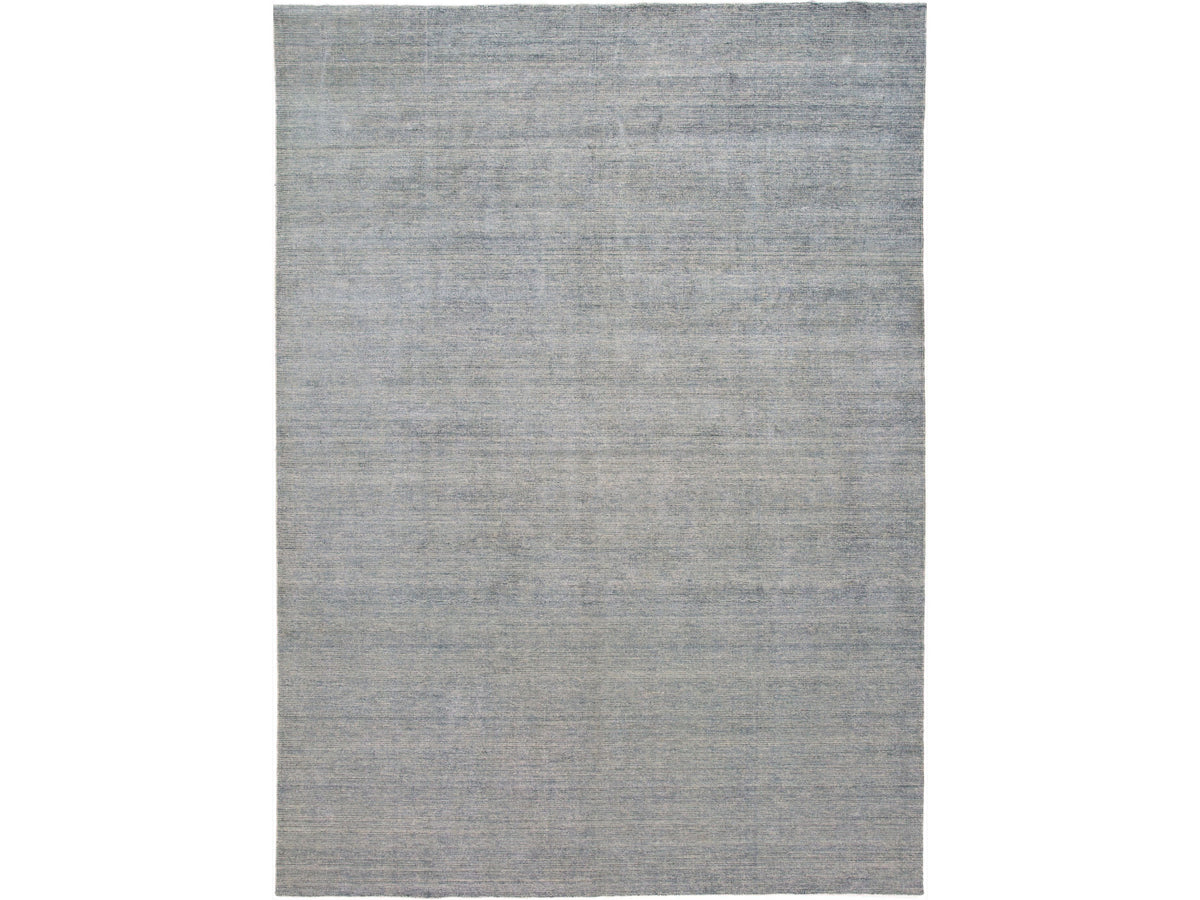 Modern Bamboo & Silk Groove Rug10 X 14