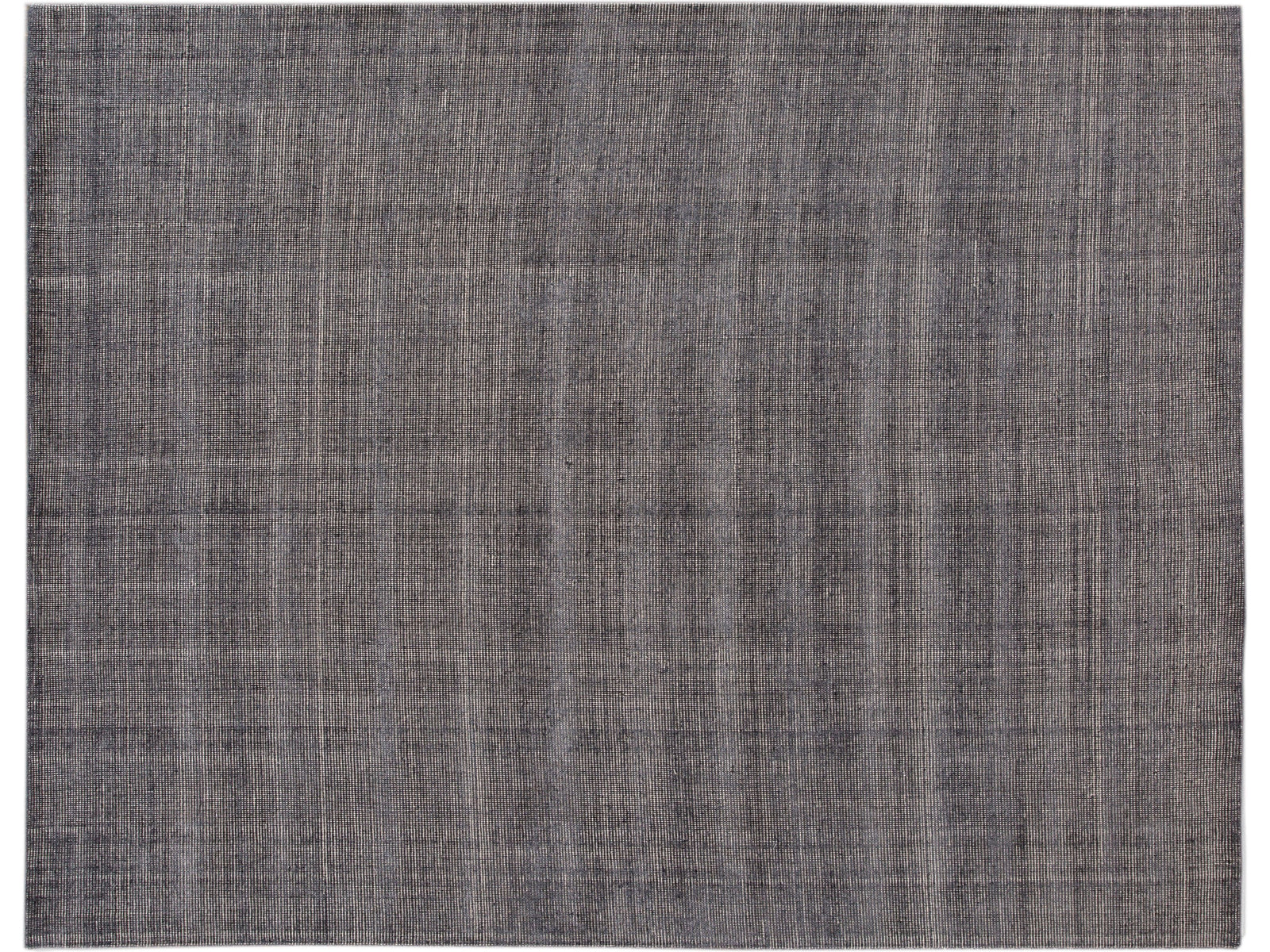 Modern Bamboo & Silk Groove Rug 9 X 12