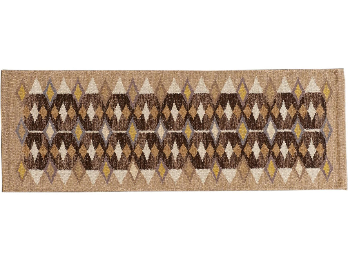 Contemporary Scandinavian-Style Rug 3 X 8