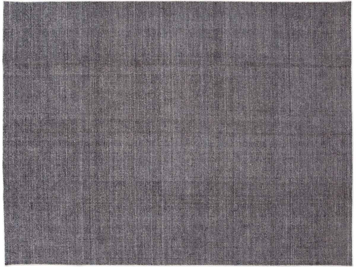 Modern Bamboo & Silk Groove Rug 9 X 12