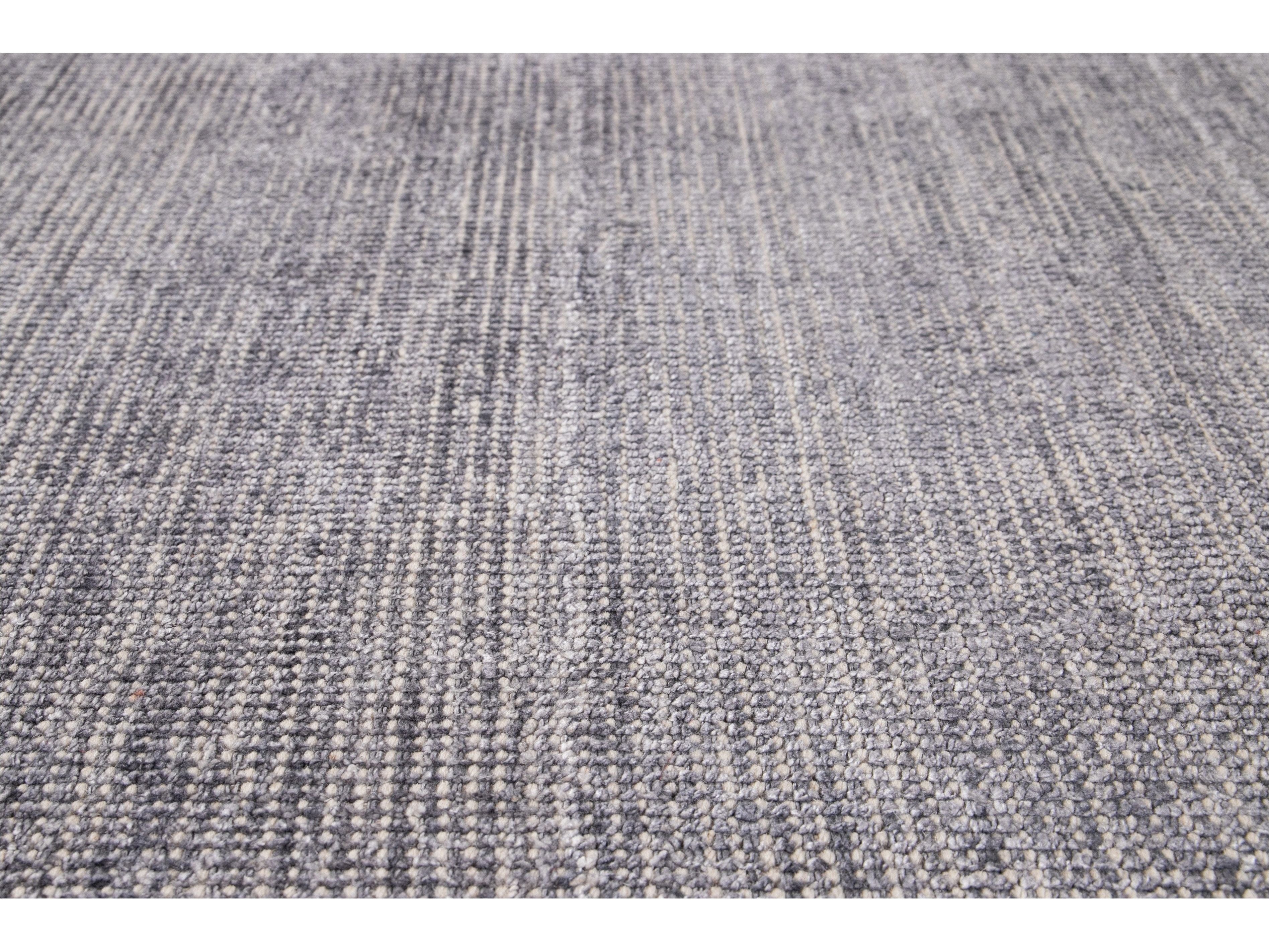 Modern Bamboo & Silk Boho Rug 9 X 12