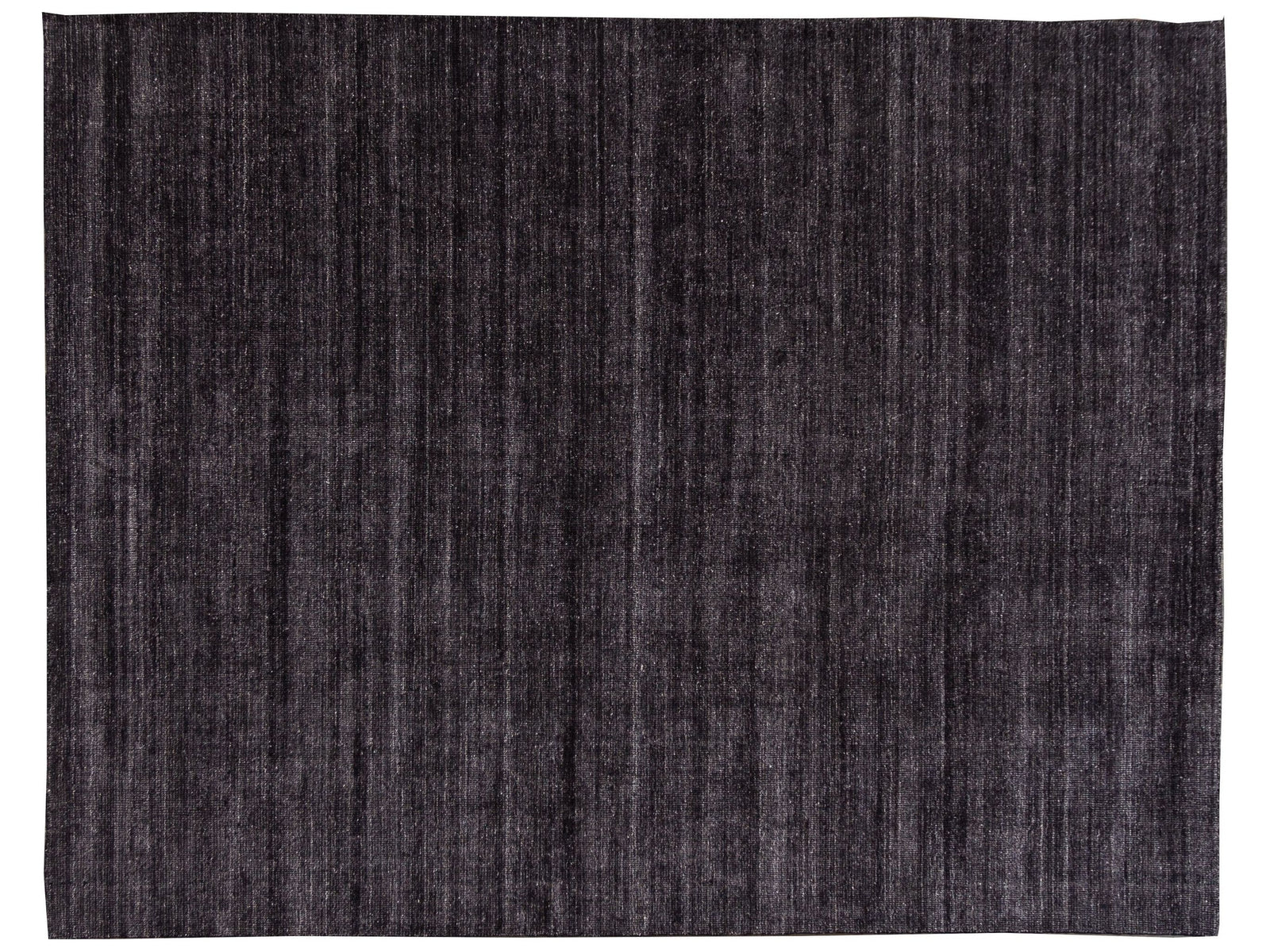Modern Bamboo & Silk Groove Rug 9 X 12