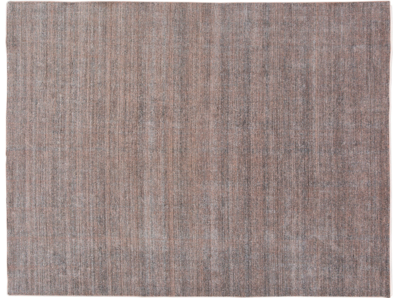 Modern Bamboo & Silk Groove Rug 9 X 12