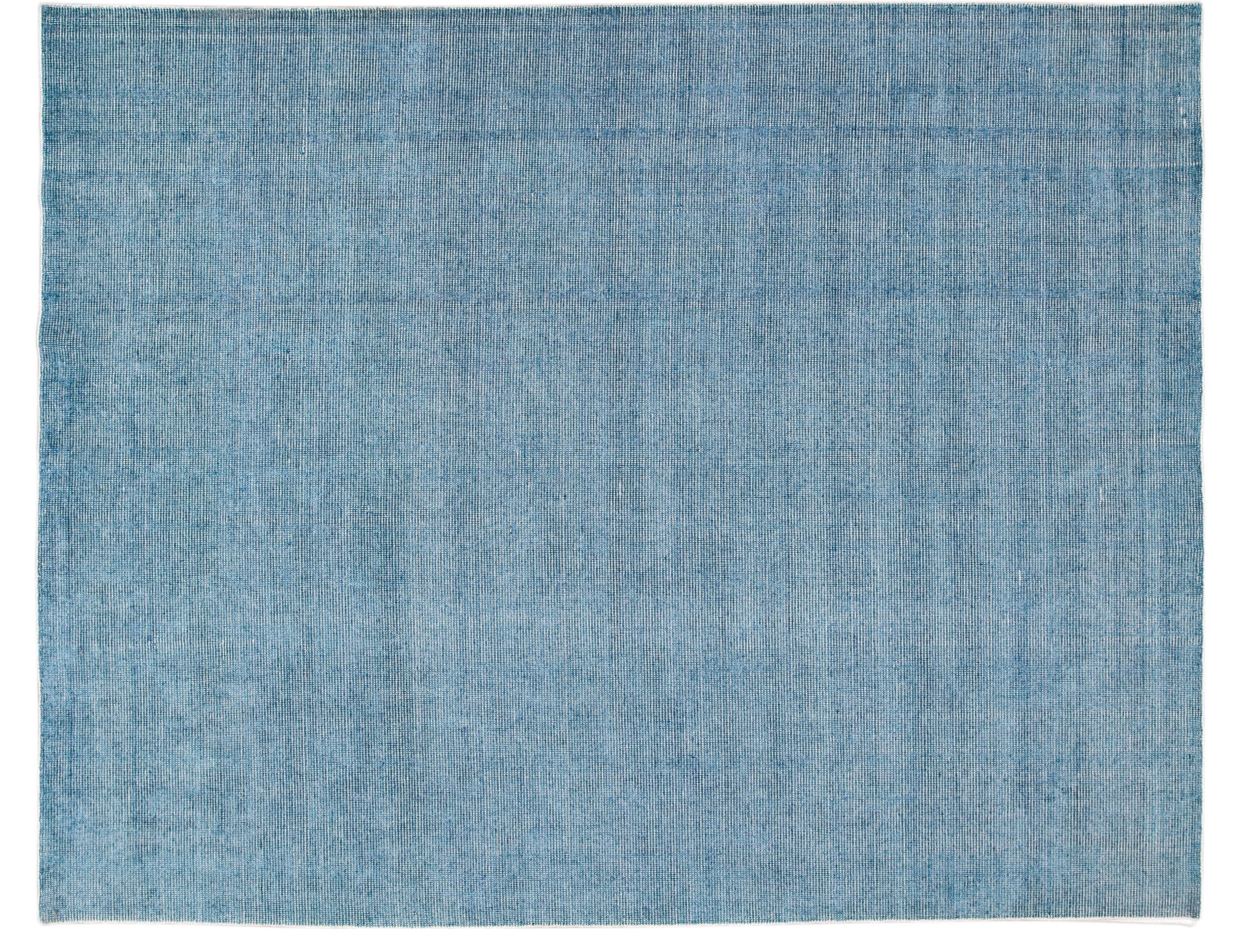 Modern Bamboo & Silk Boho Rug 9 X 12v