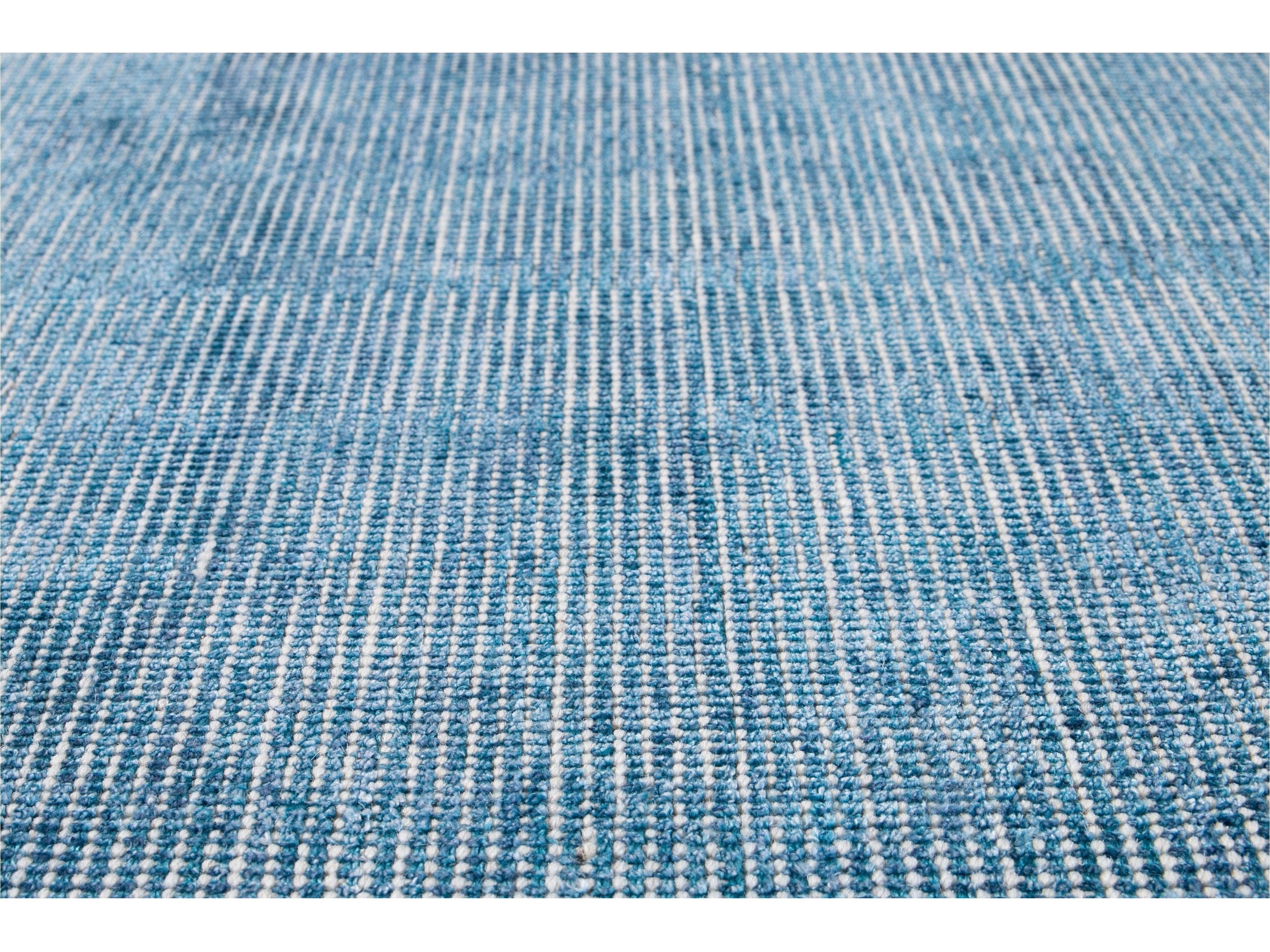 Modern Bamboo & Silk Boho Rug 9 X 12