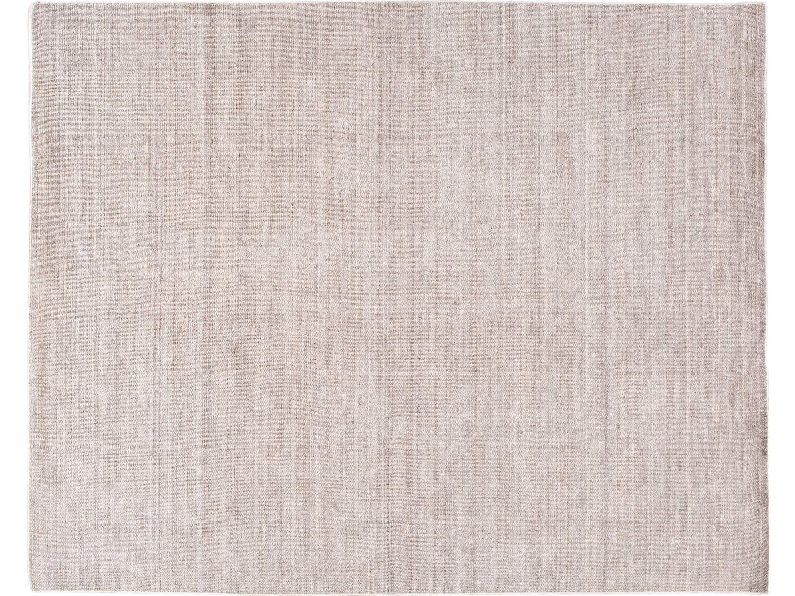Modern Bamboo & Silk Groove Rug 9 X 12