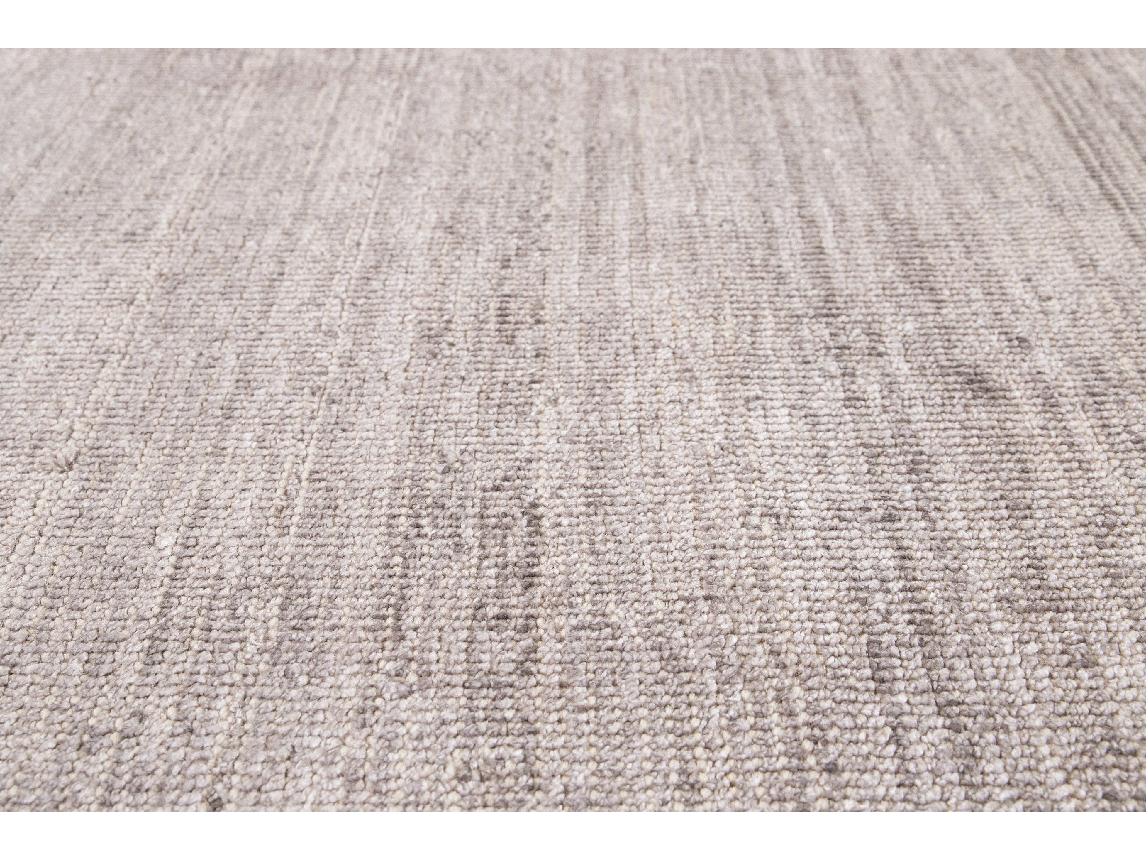 Modern Bamboo & Silk Boho Rug 9 X 12v