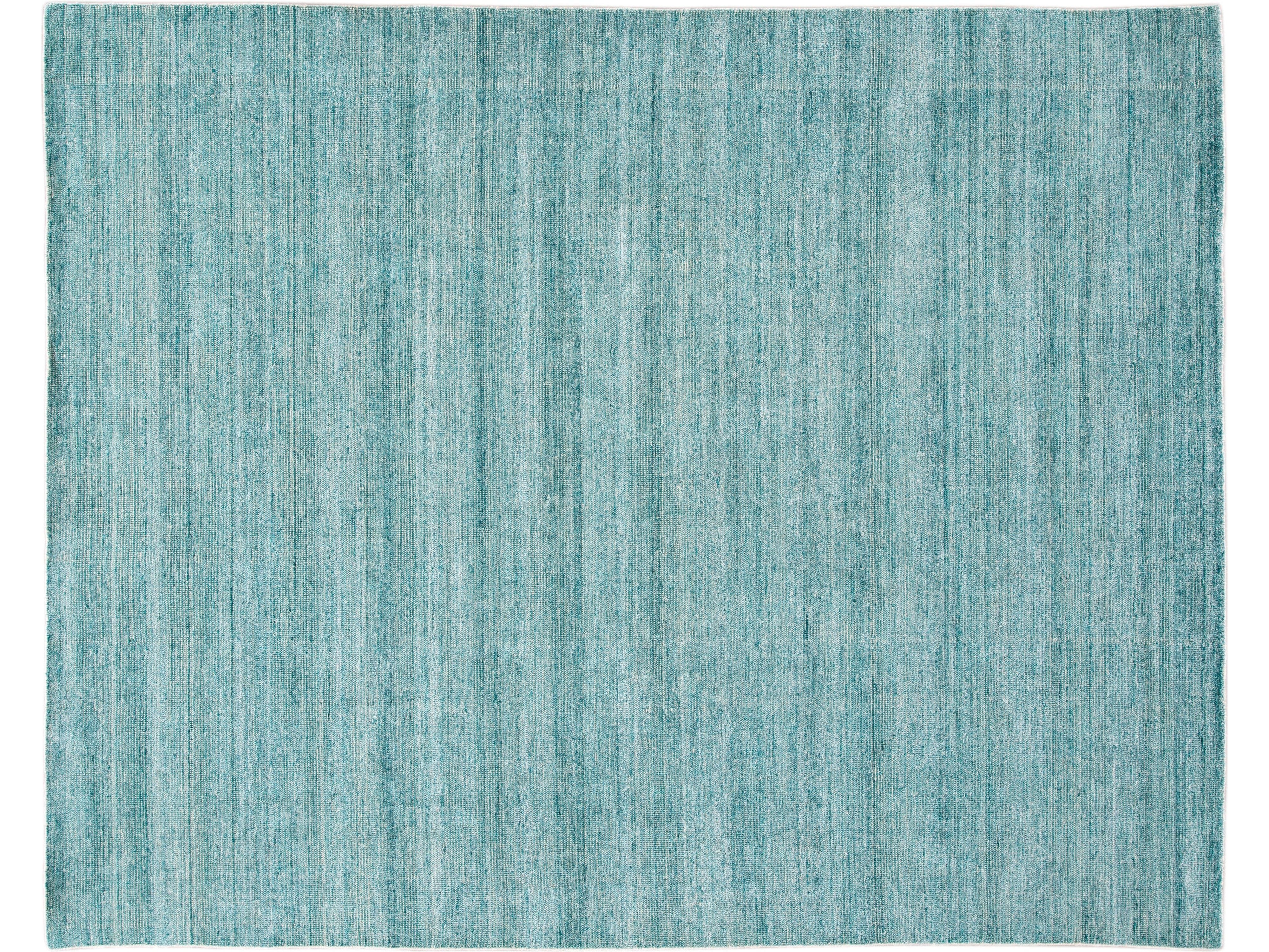 Modern Bamboo & Silk Boho Rug 9 X 12