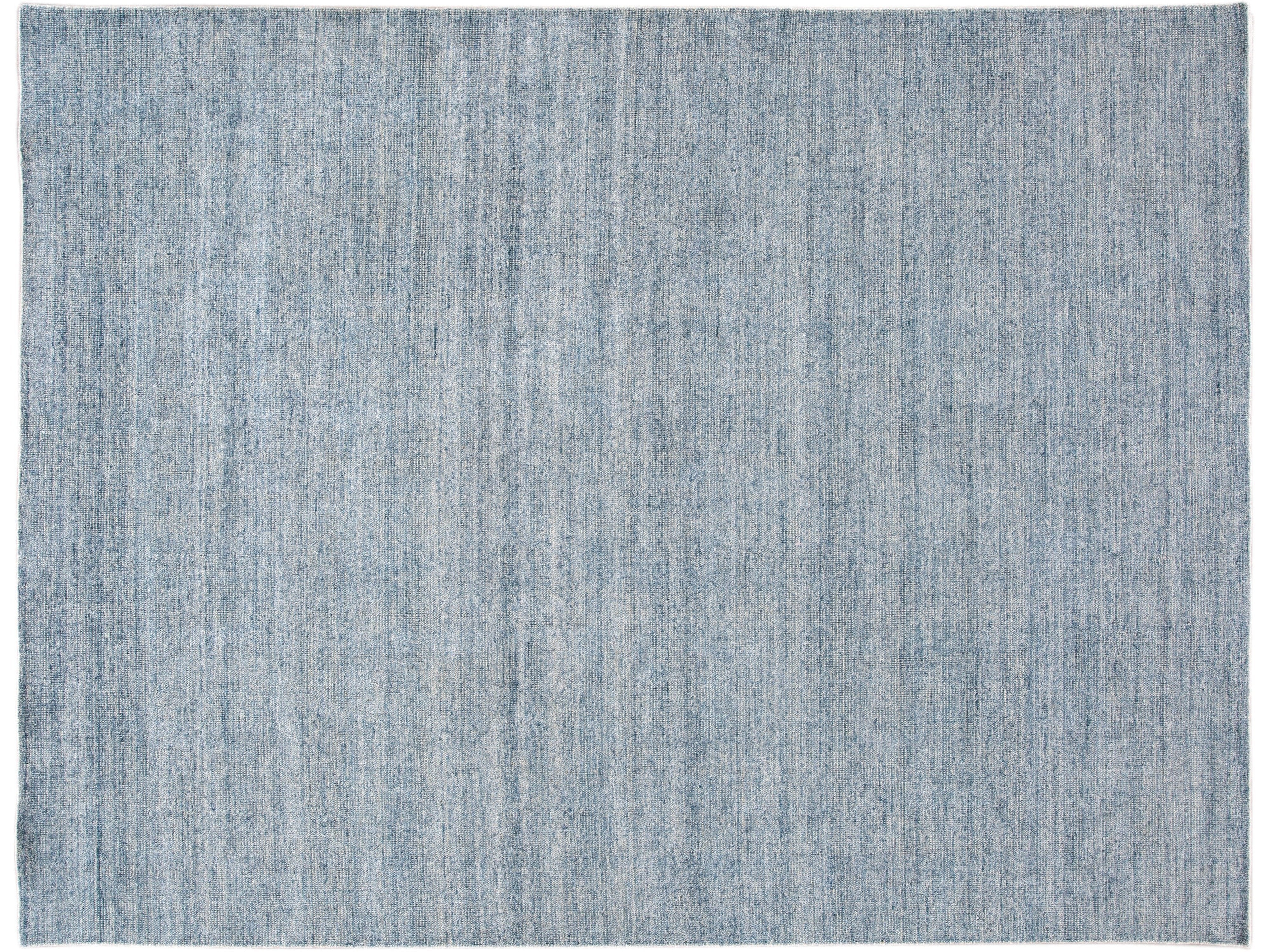 Modern Bamboo & Silk Boho Rug 9 X 12