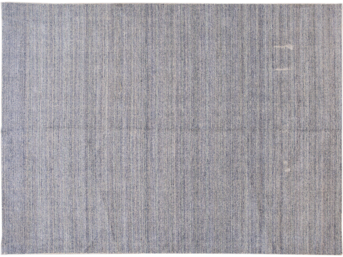 Modern Bamboo & Silk Groove Rug 10 X 14