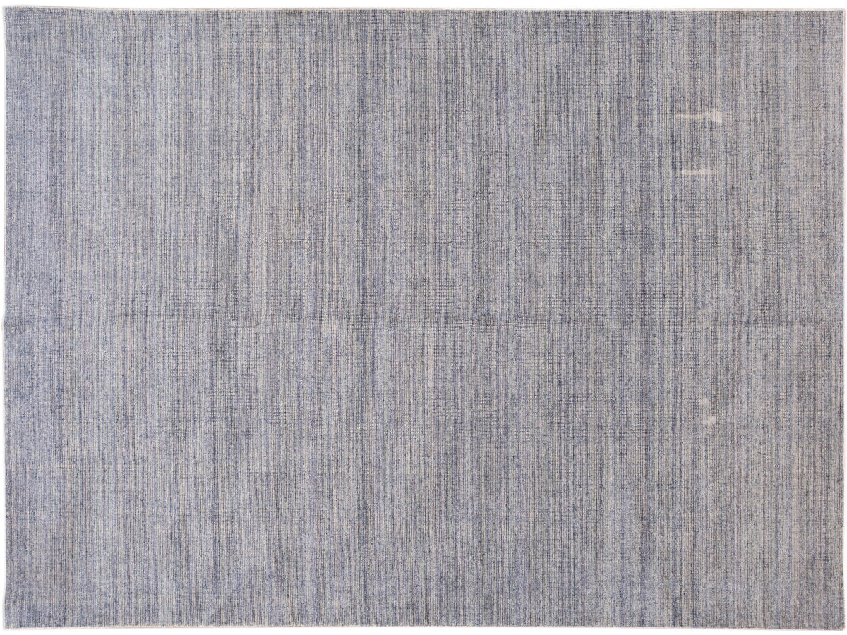 Modern Bamboo & Silk Groove Rug 10 X 14