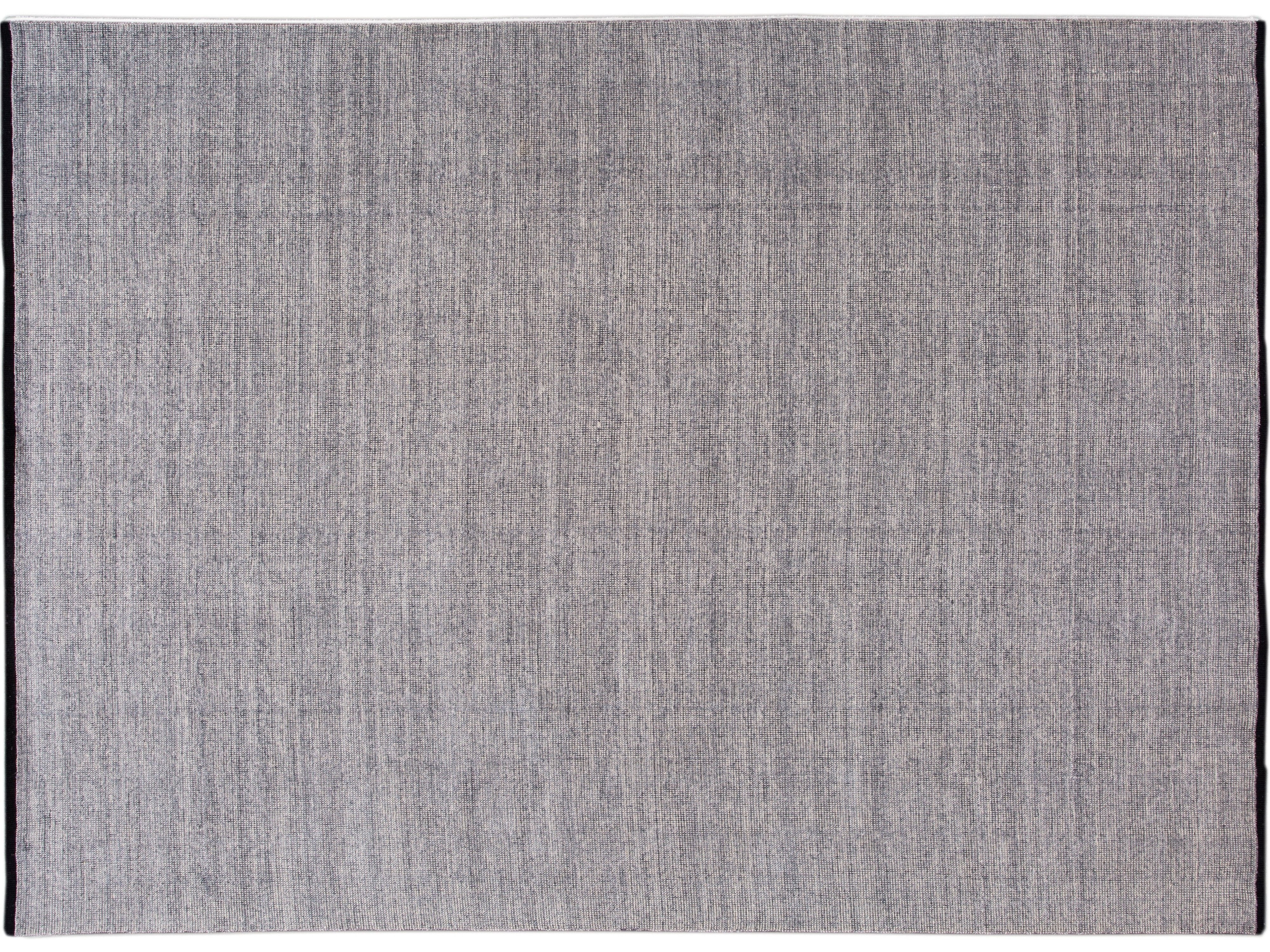 Modern Bamboo & Silk Boho Rug 10 X 14