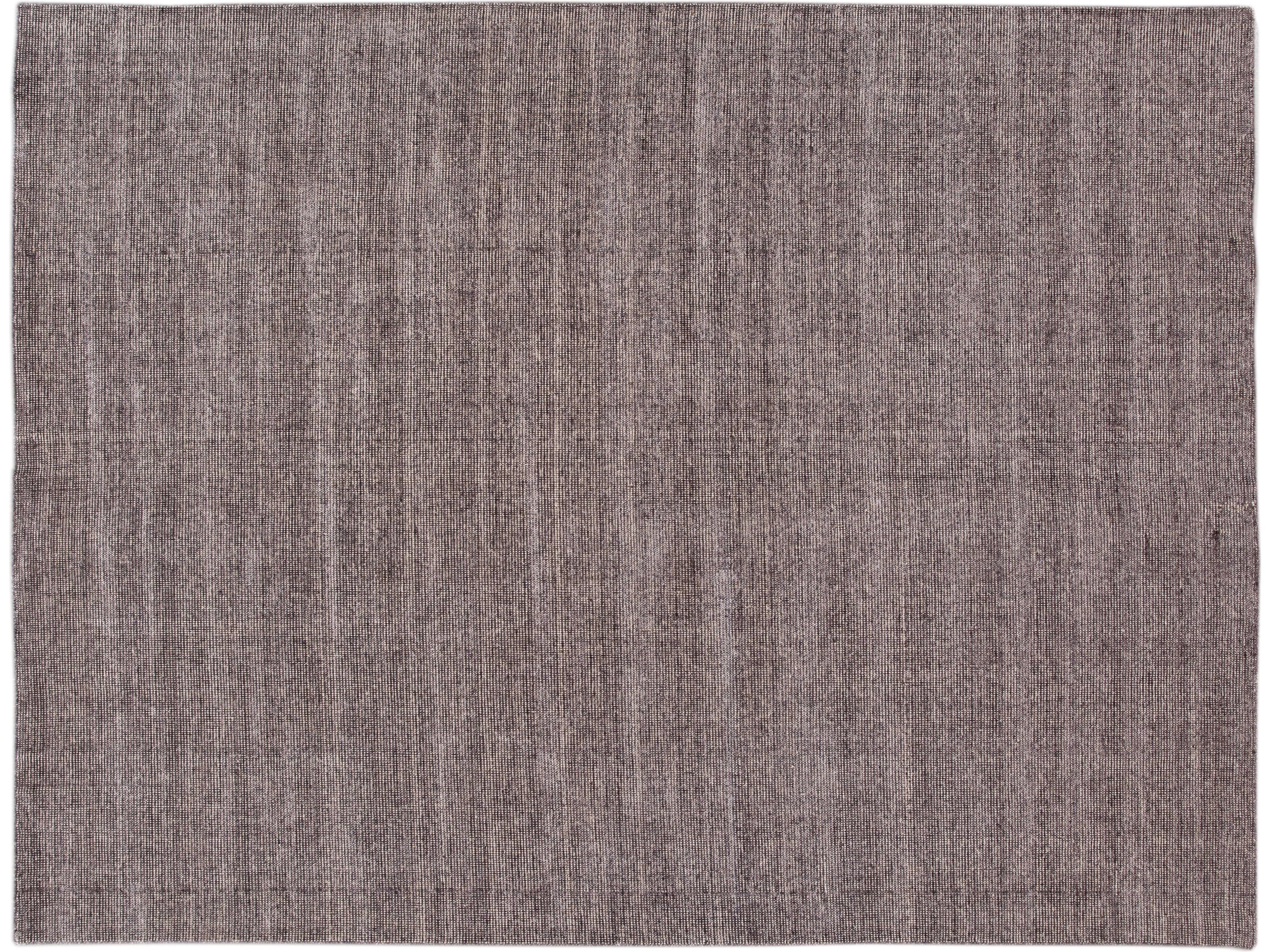 Modern Bamboo & Silk Boho Rug 9 X 12v
