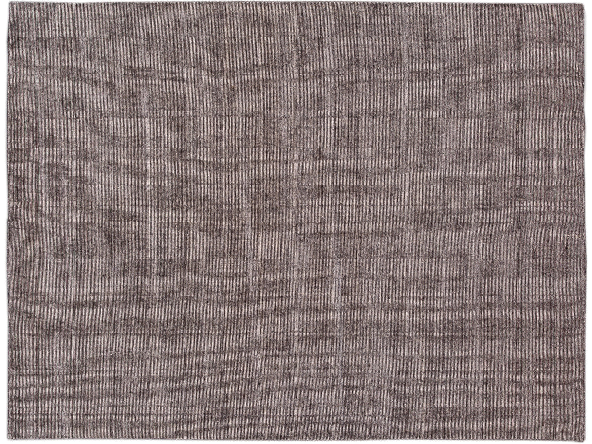 Modern Bamboo & Silk Groove Rug 9 X 12