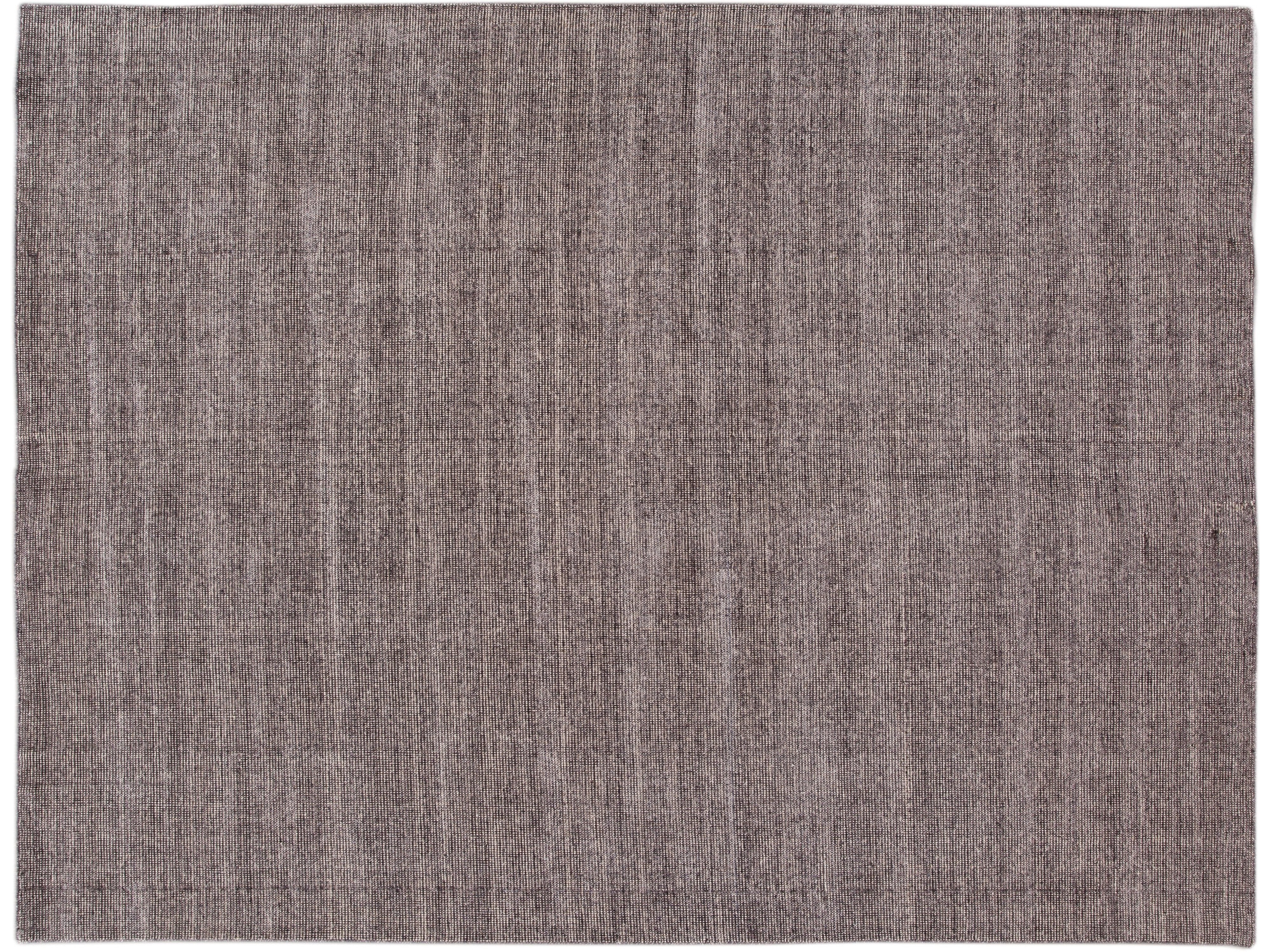 Modern Bamboo & Silk Boho Rug 9 X 12v