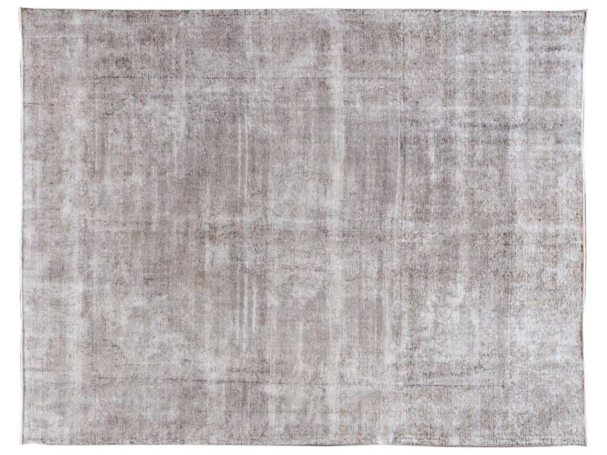 Vintage Distressed Wool Rug 10 X 13