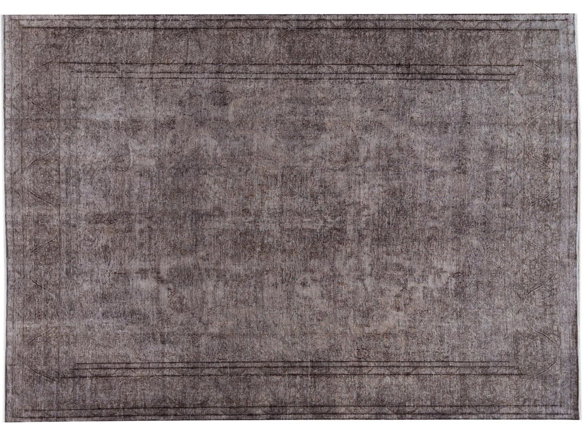 Vintage Distressed Wool Rug 10 X 14
