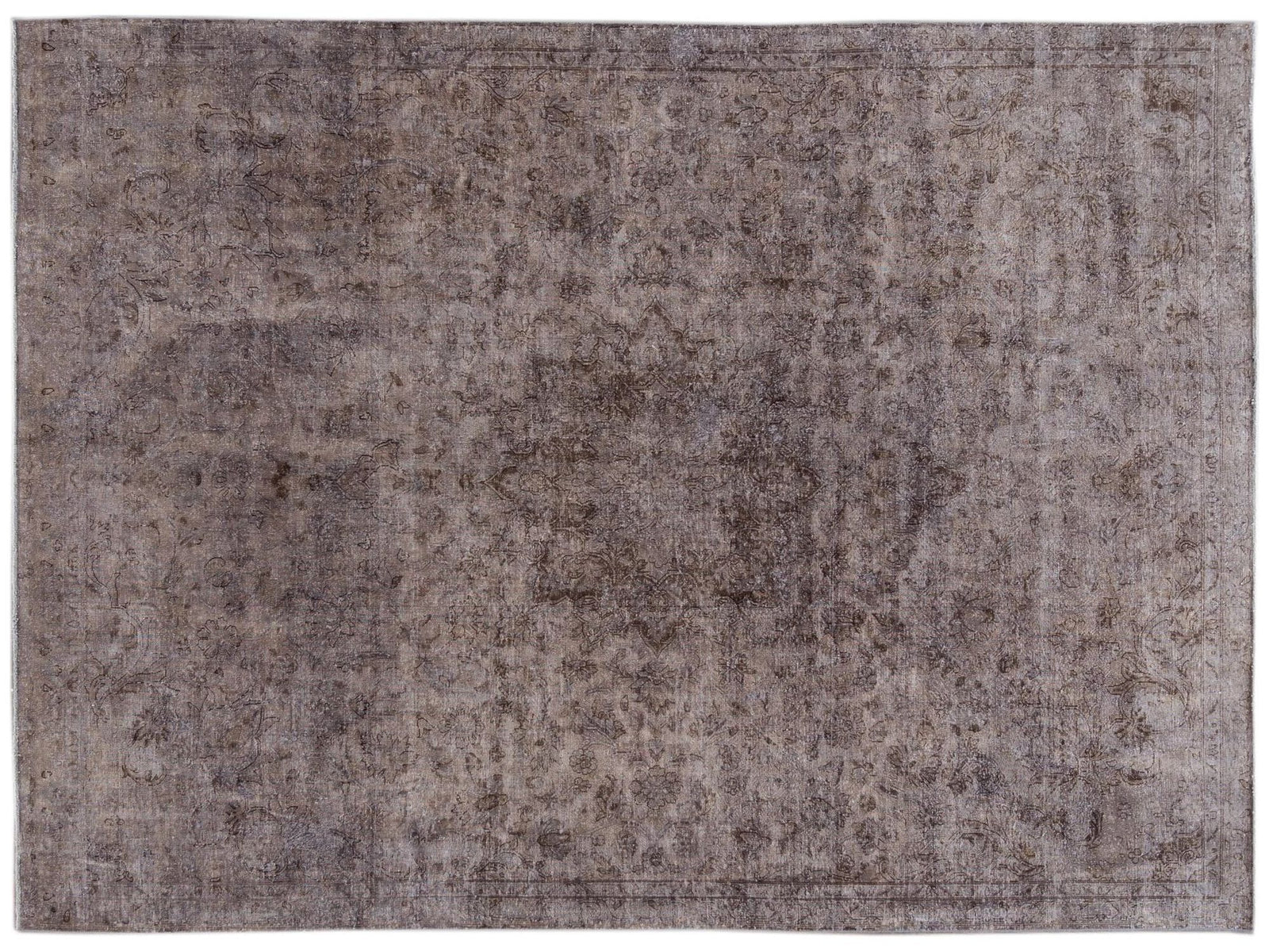 Vintage Distressed Wool Rug 8 X 10