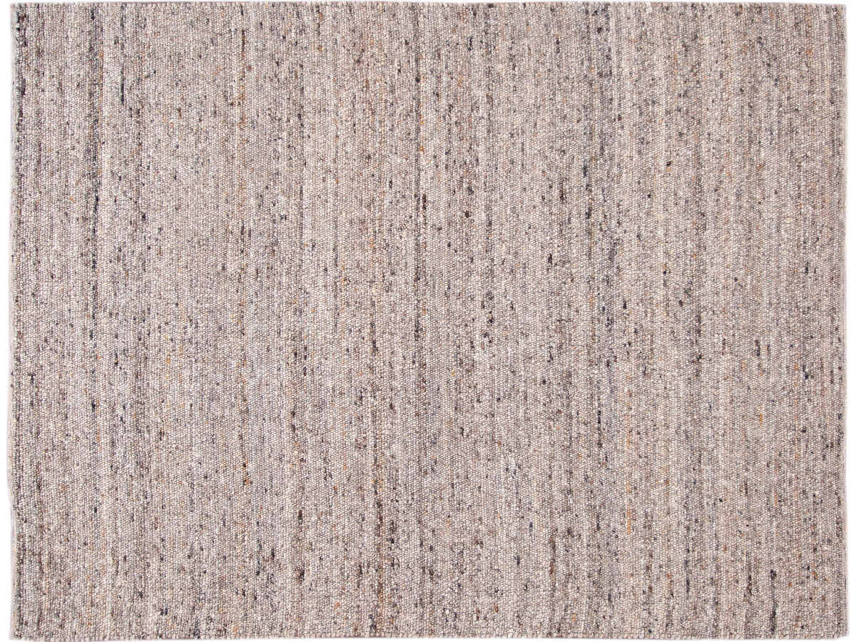 Modern Felted Wool Rug 9' X 12