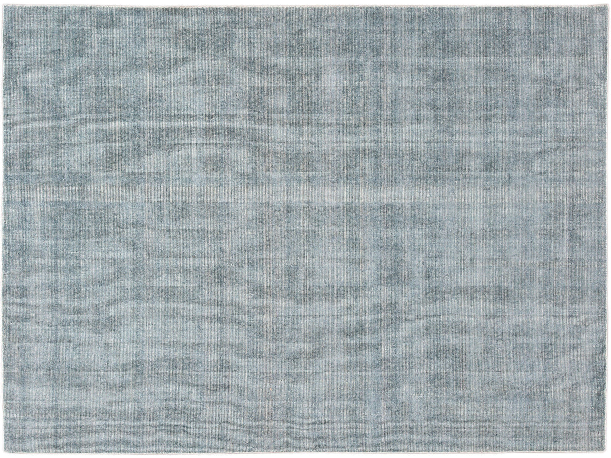 Modern Bamboo & Silk Groove Rug 9 X 12
