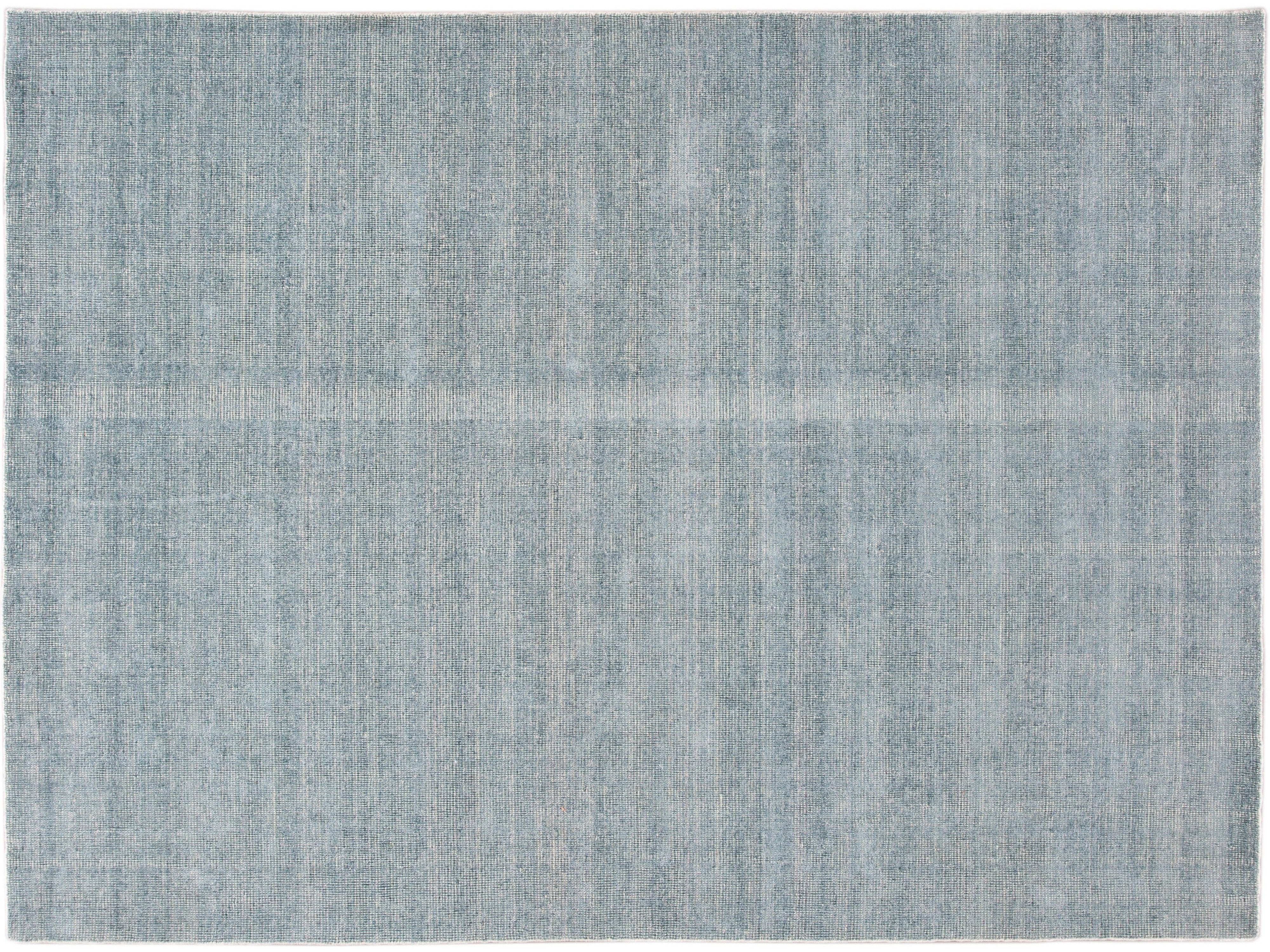 Modern Bamboo & Silk Boho Rug 9 X 12