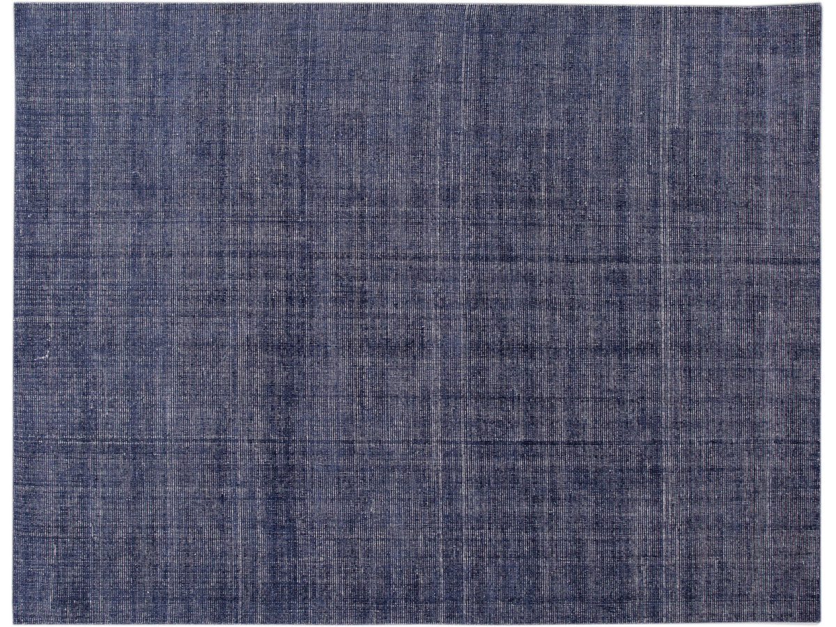 Modern Bamboo & Silk Groove Rug 9 X 12