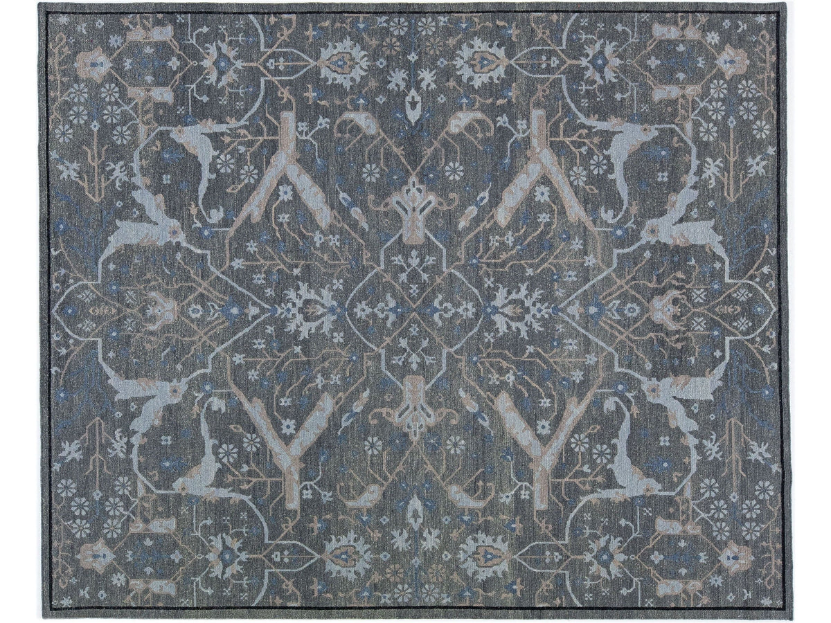 Modern Soumak Wool Rug 8 X 10