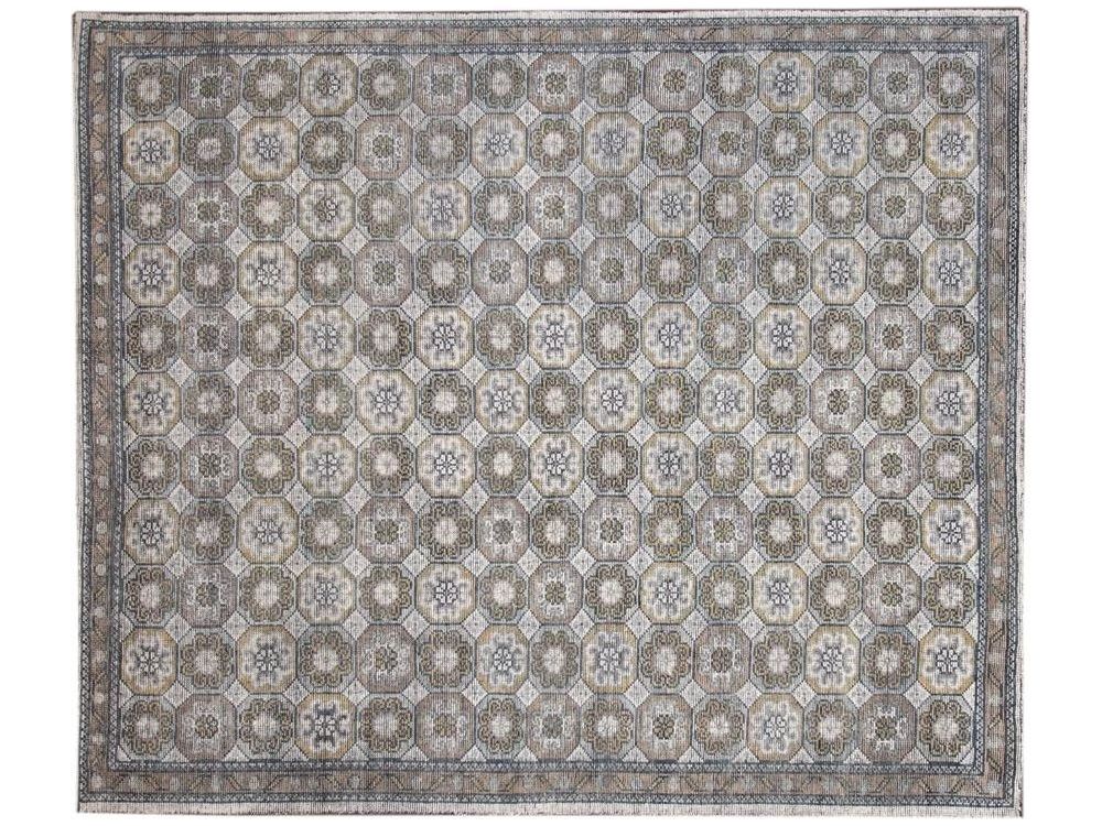 Contemporary Soumak Style Wool Rug